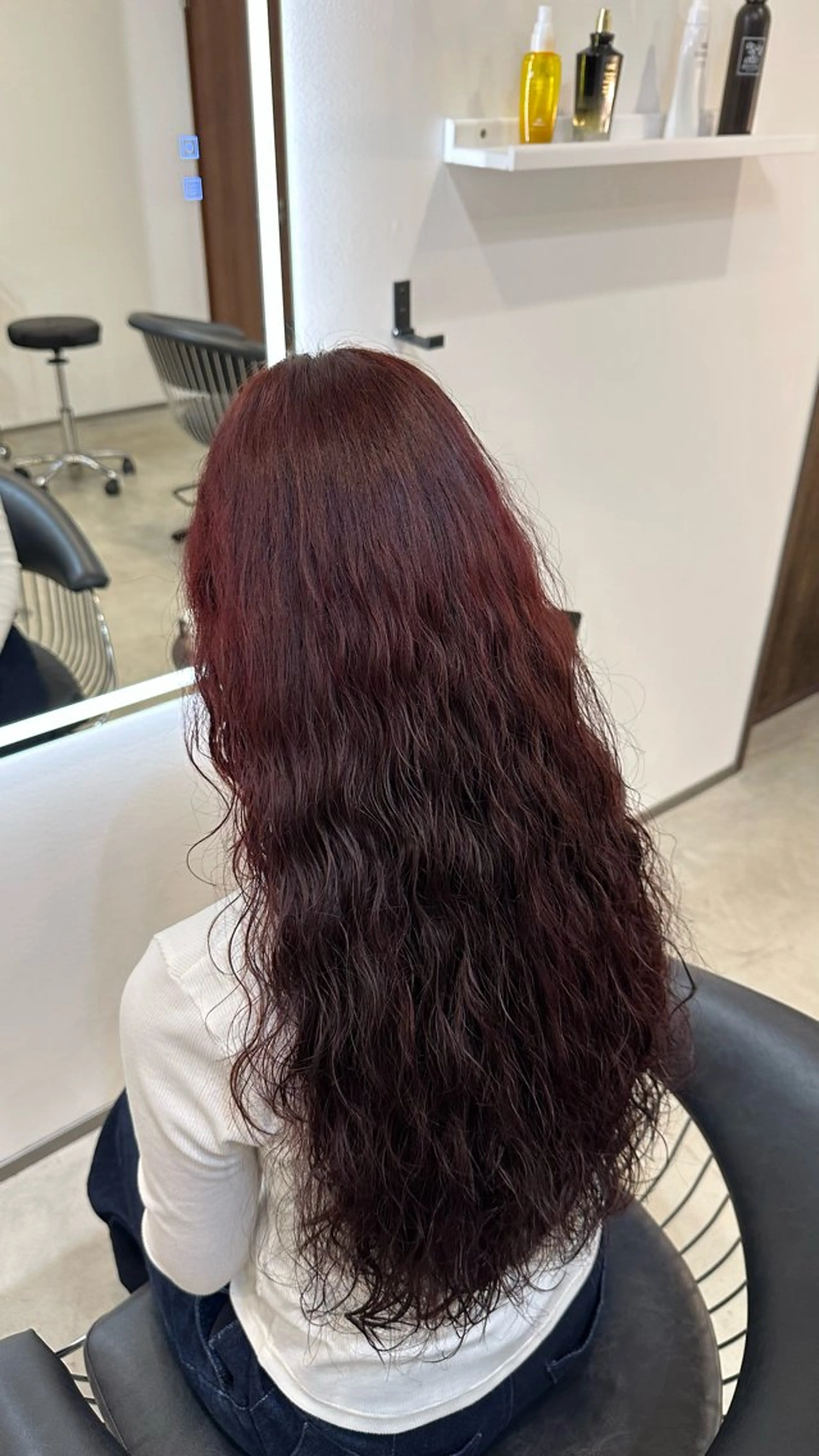 ロング カラー パーマ ヘアカラー QUON.所属・颯人⁑カラー/ 暖色/群馬のヘアスタイル