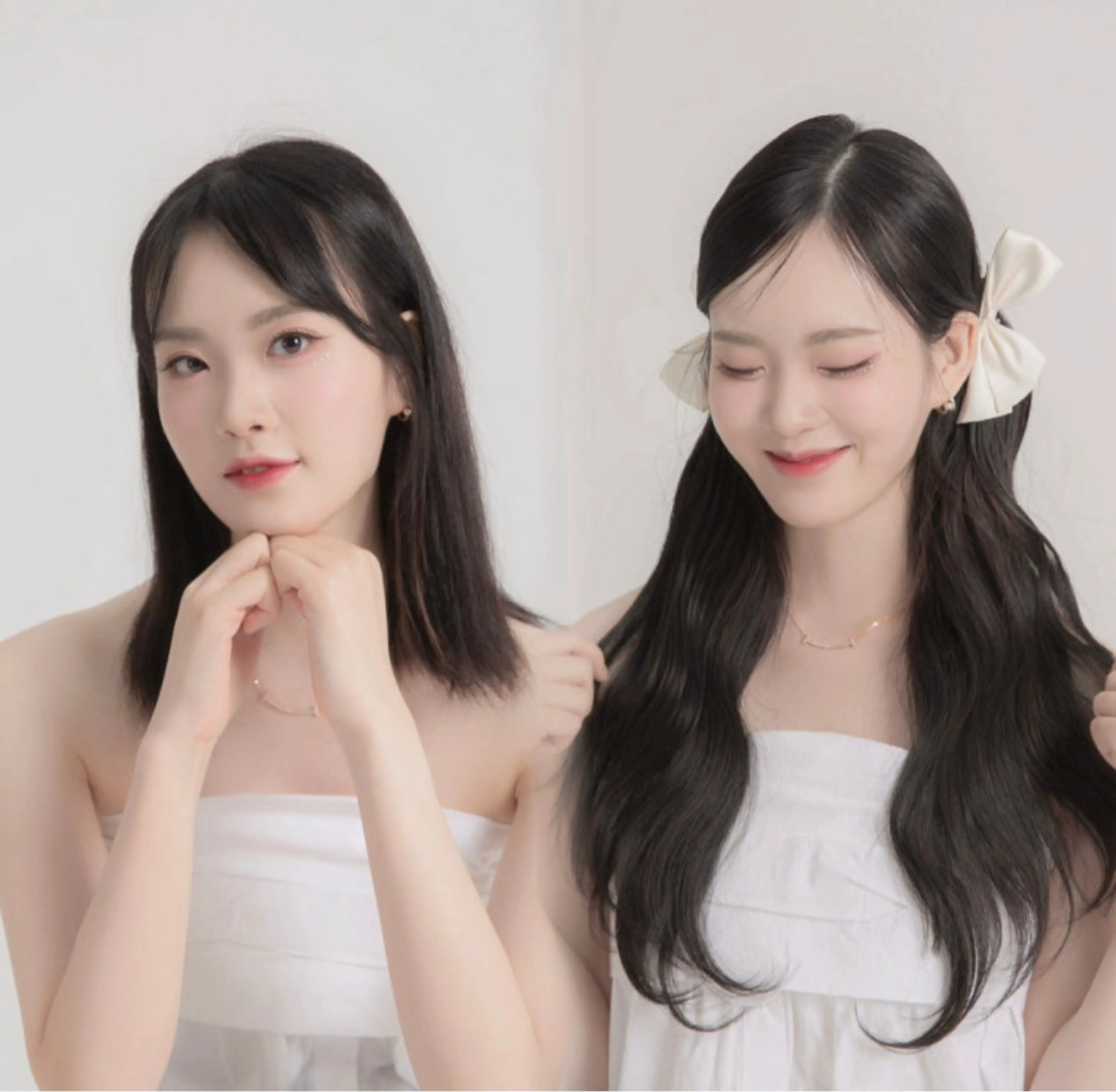 ロング エクステ 韓国風ヘア チョイ  インセイのヘアスタイル