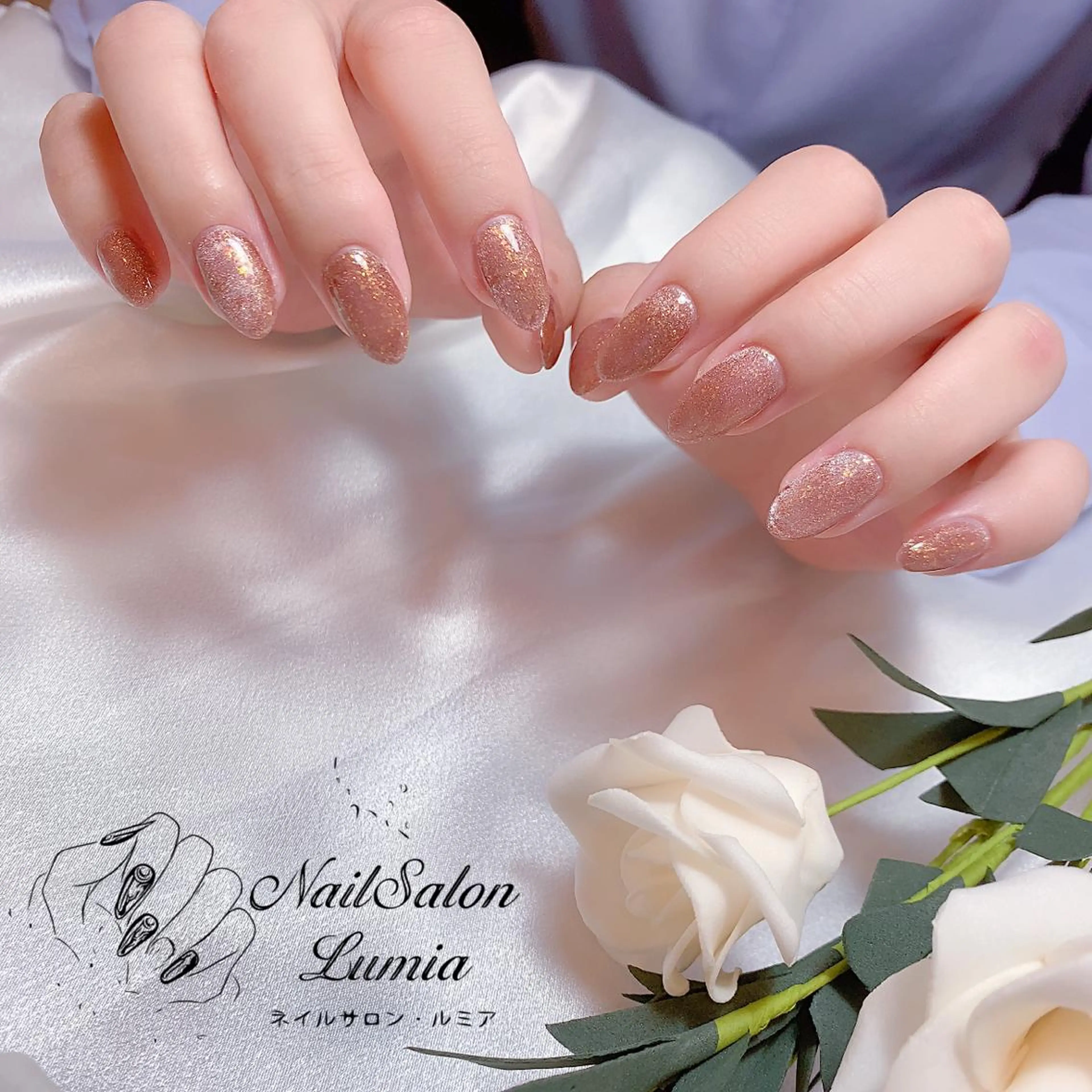 ネイル マグネットネイル ハンドネイル ネイルサロン ルミア Lumia 店長のネイルデザイン