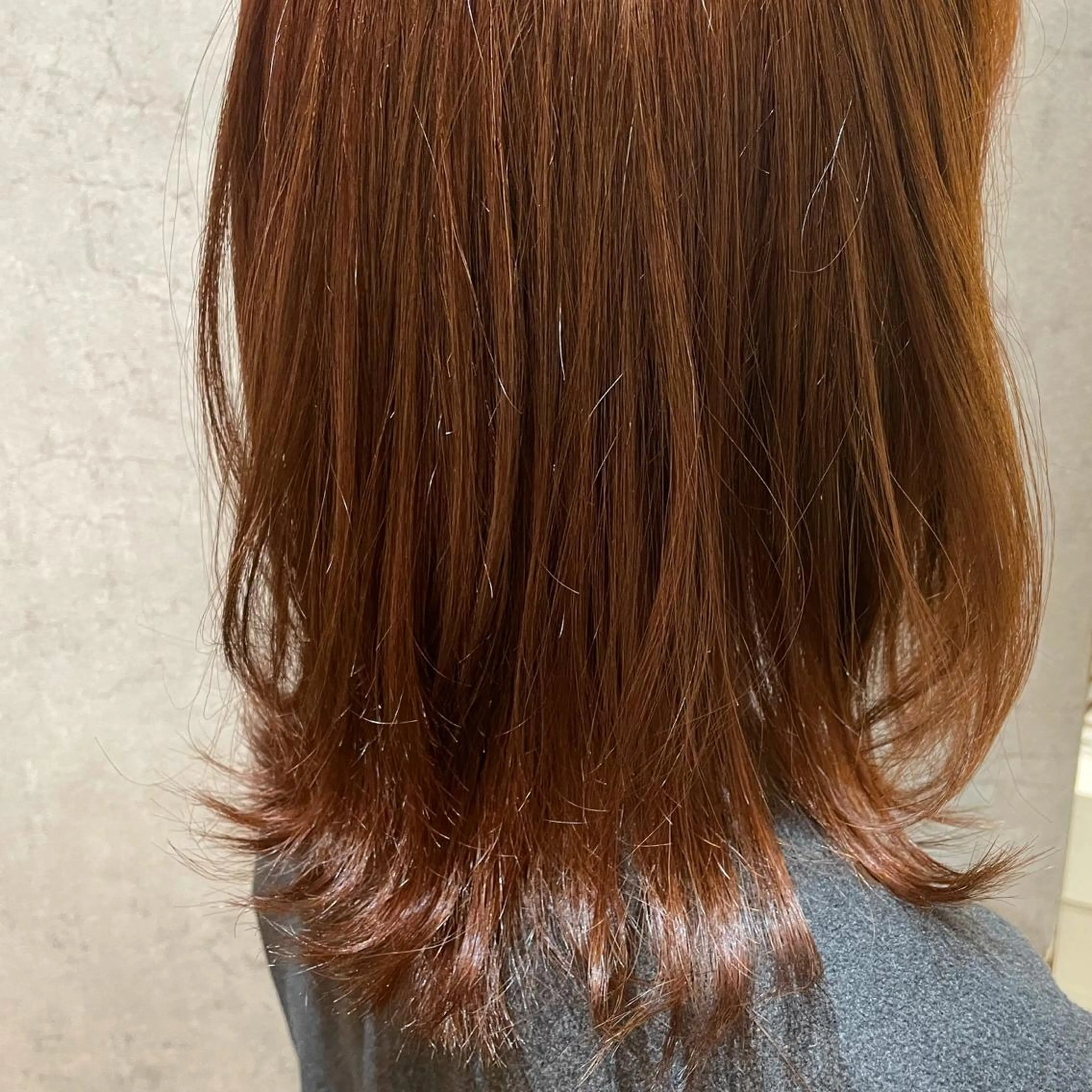 ミディアム カラー ヘアカラー いいの ひかりのヘアスタイル