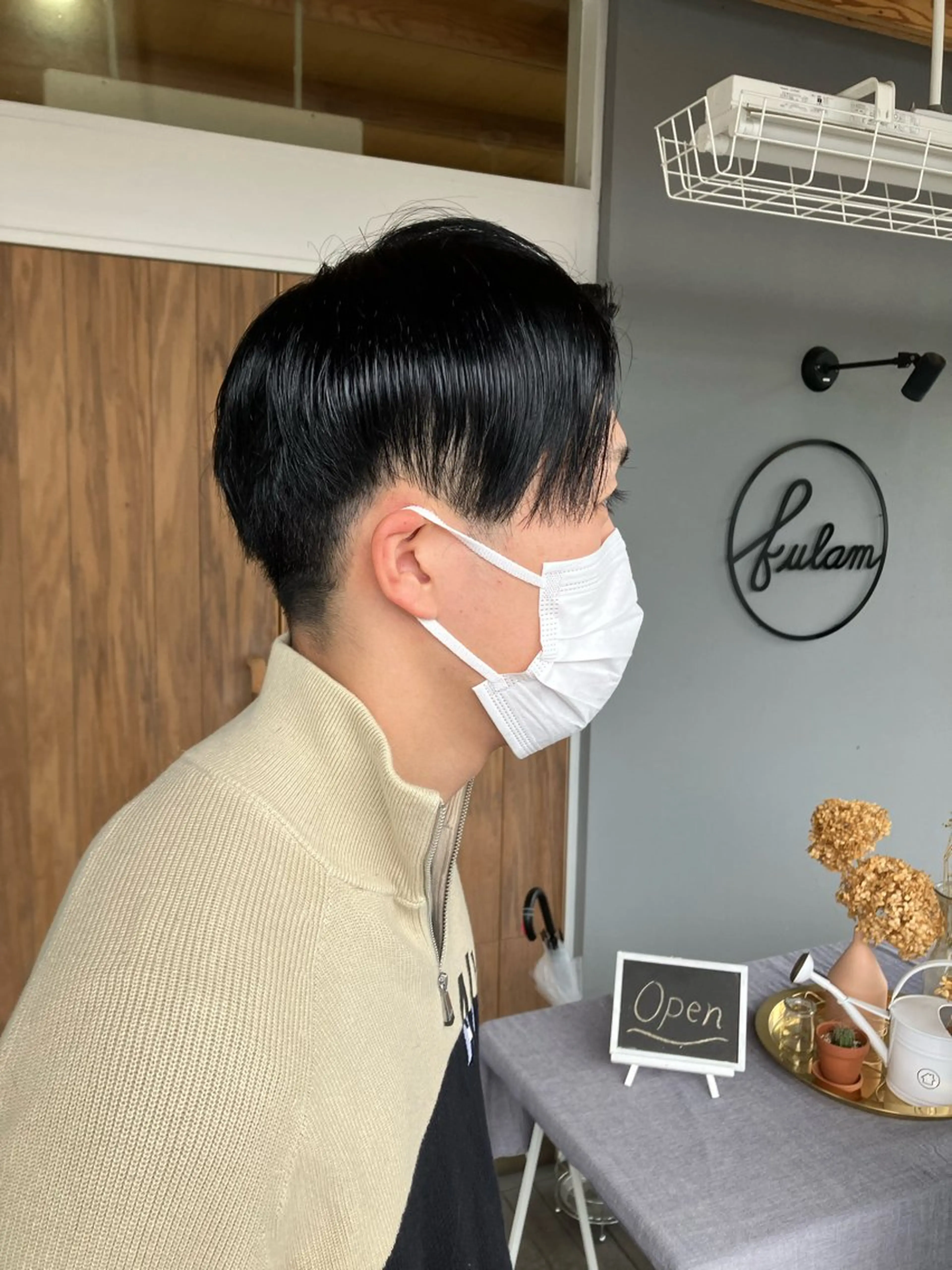 ショート メンズ ハンサムショート 伸ばしかけ ショートヘア カット fulam所属・佐藤悠生/郡山 メンズパーマ.カットのヘアスタイル