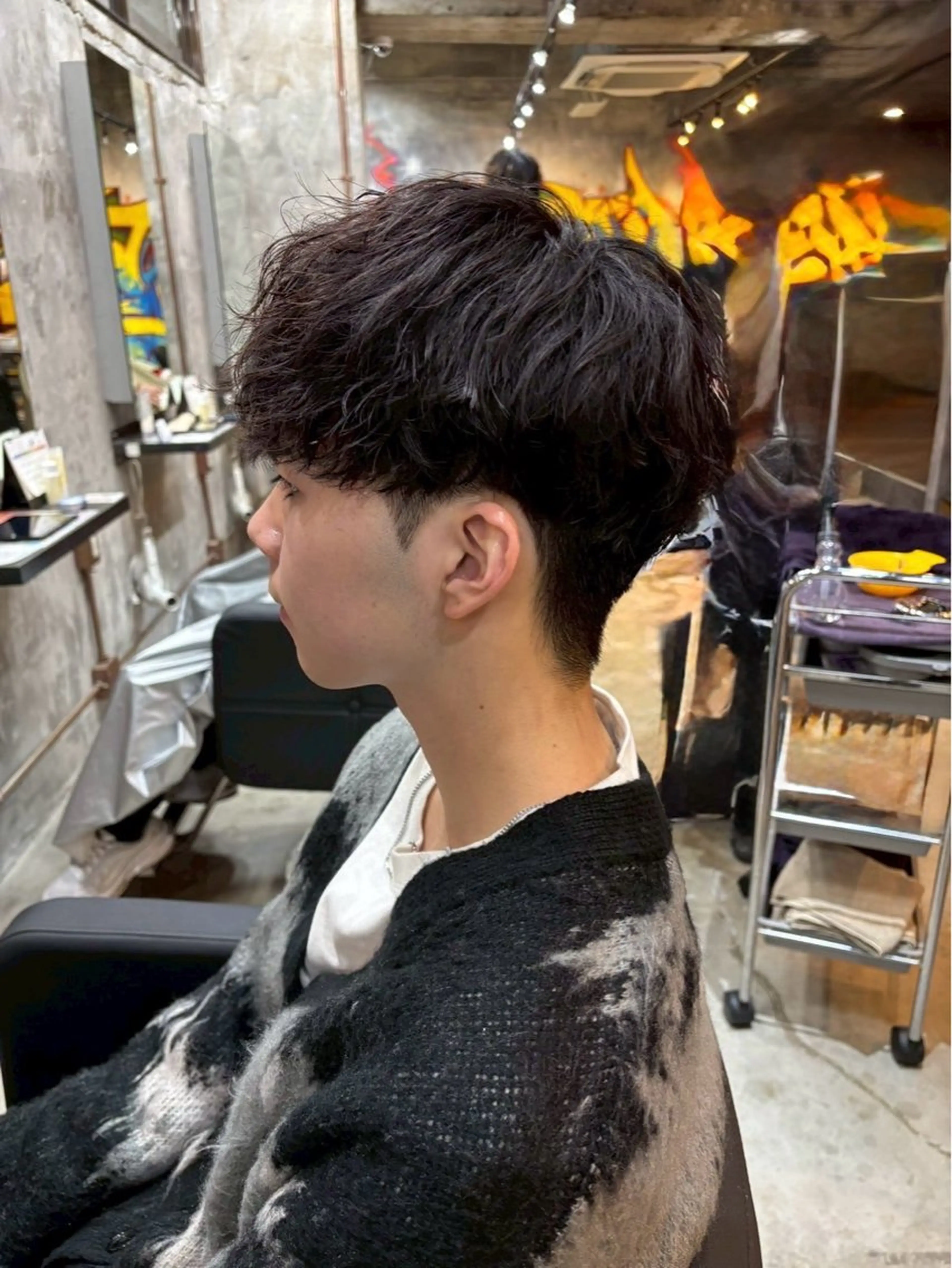 カラー パーマ メンズ カット 🔥メンズ特化🔥 パーマ🔥カメイのヘアスタイル