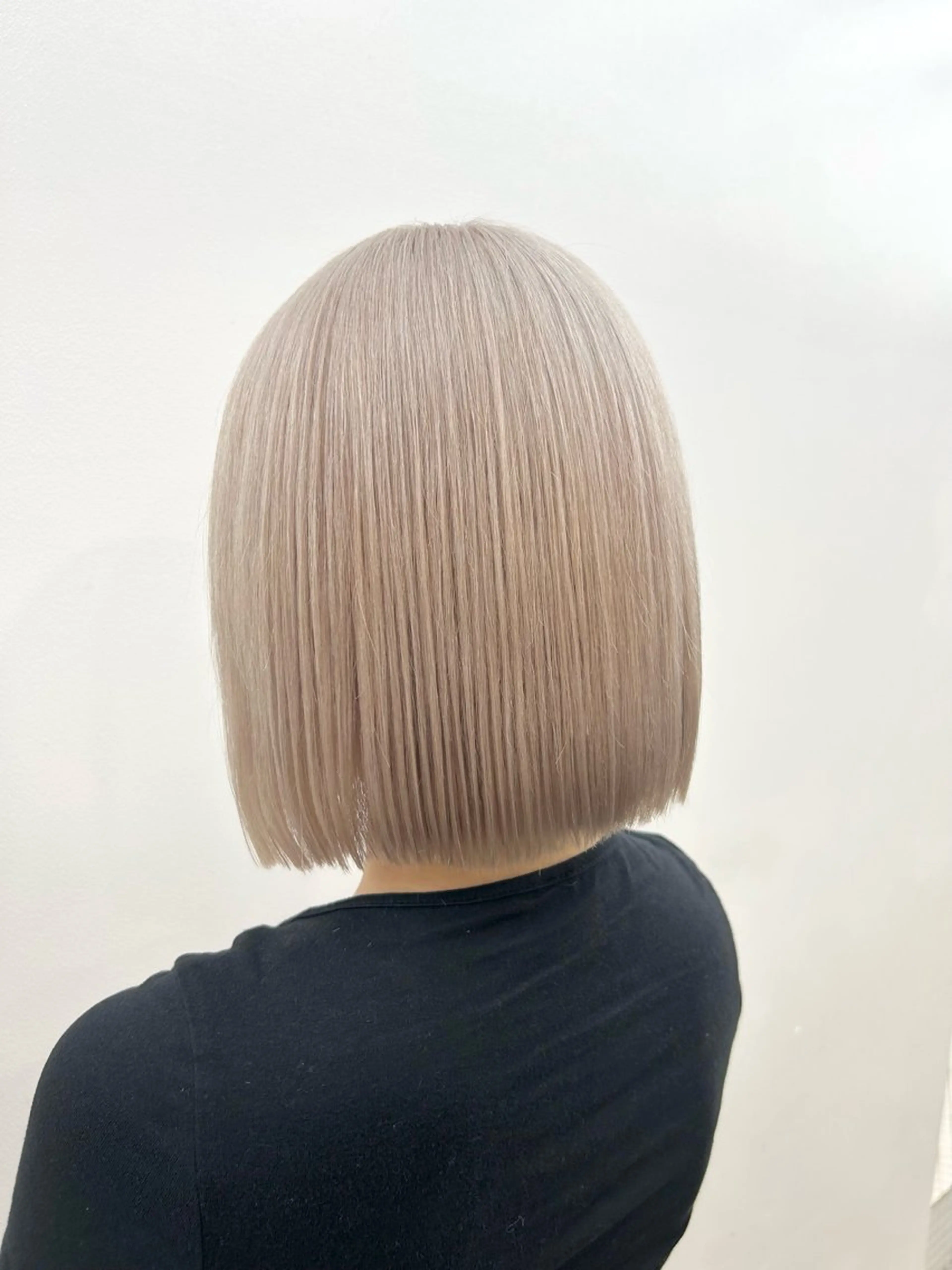 ロング ボブ 外国人風カラー 髪質改善 レイヤーカット ヘアカラー MiRI💜地毛級 エクステ✖似合わせ技のヘアスタイル