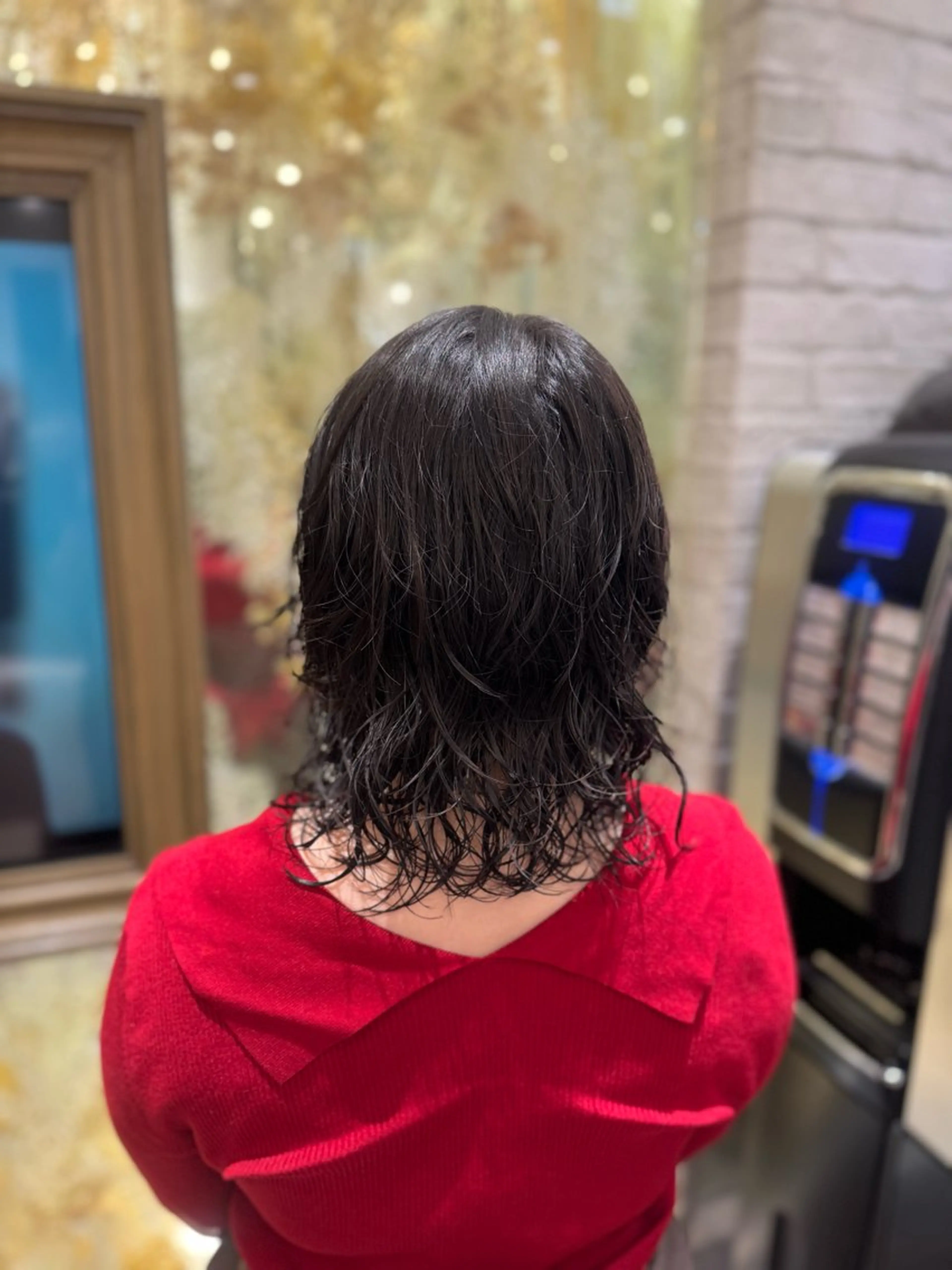 ミディアム ミディアムパーマ レイヤーカット カット パーマ Tiffa銀座所属・TiffaGINZA /Momokaのヘアスタイル