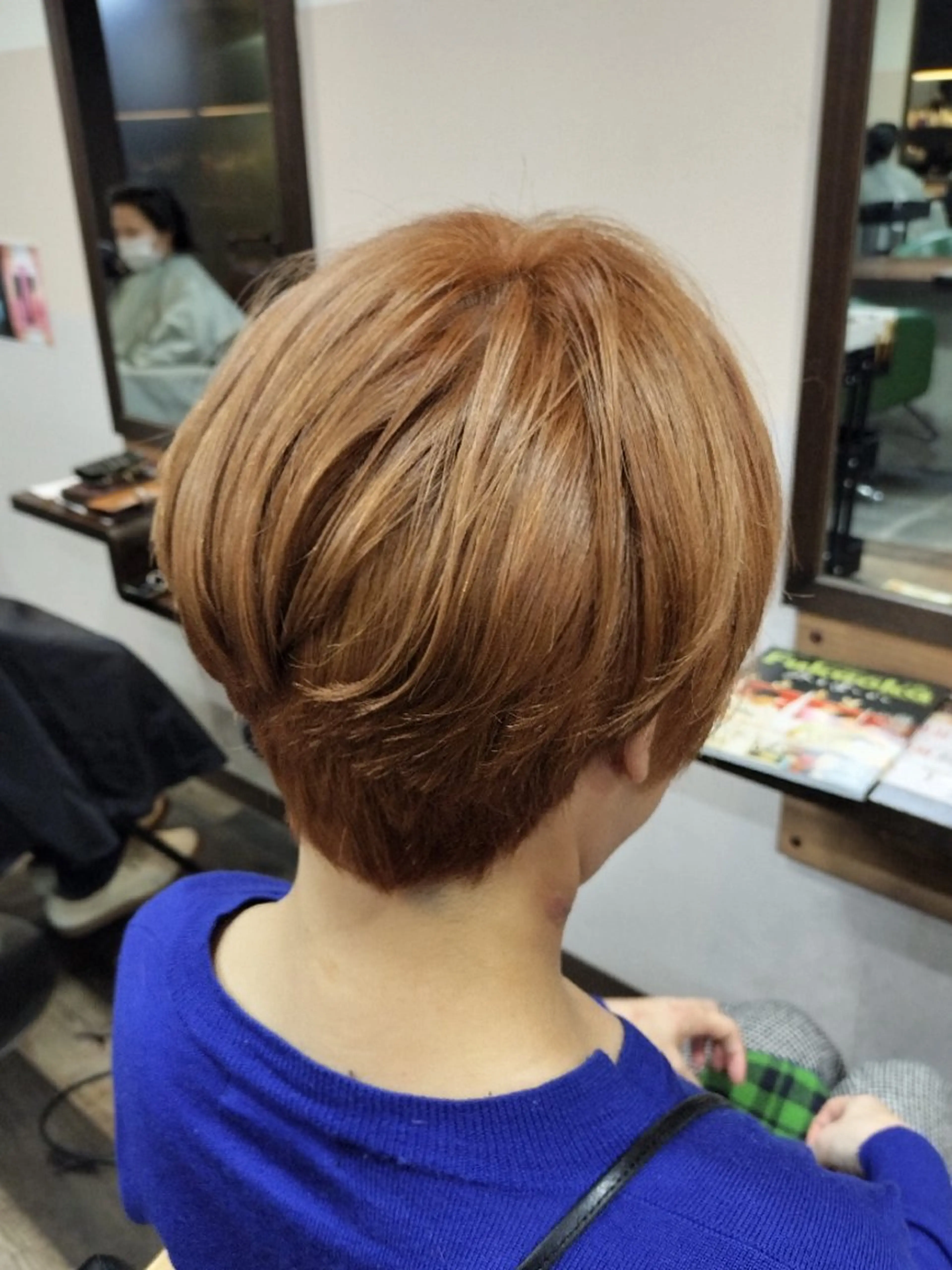 《ケアブリーチ》ダブルカラー+お手軽✨２stepトリートメントの写真