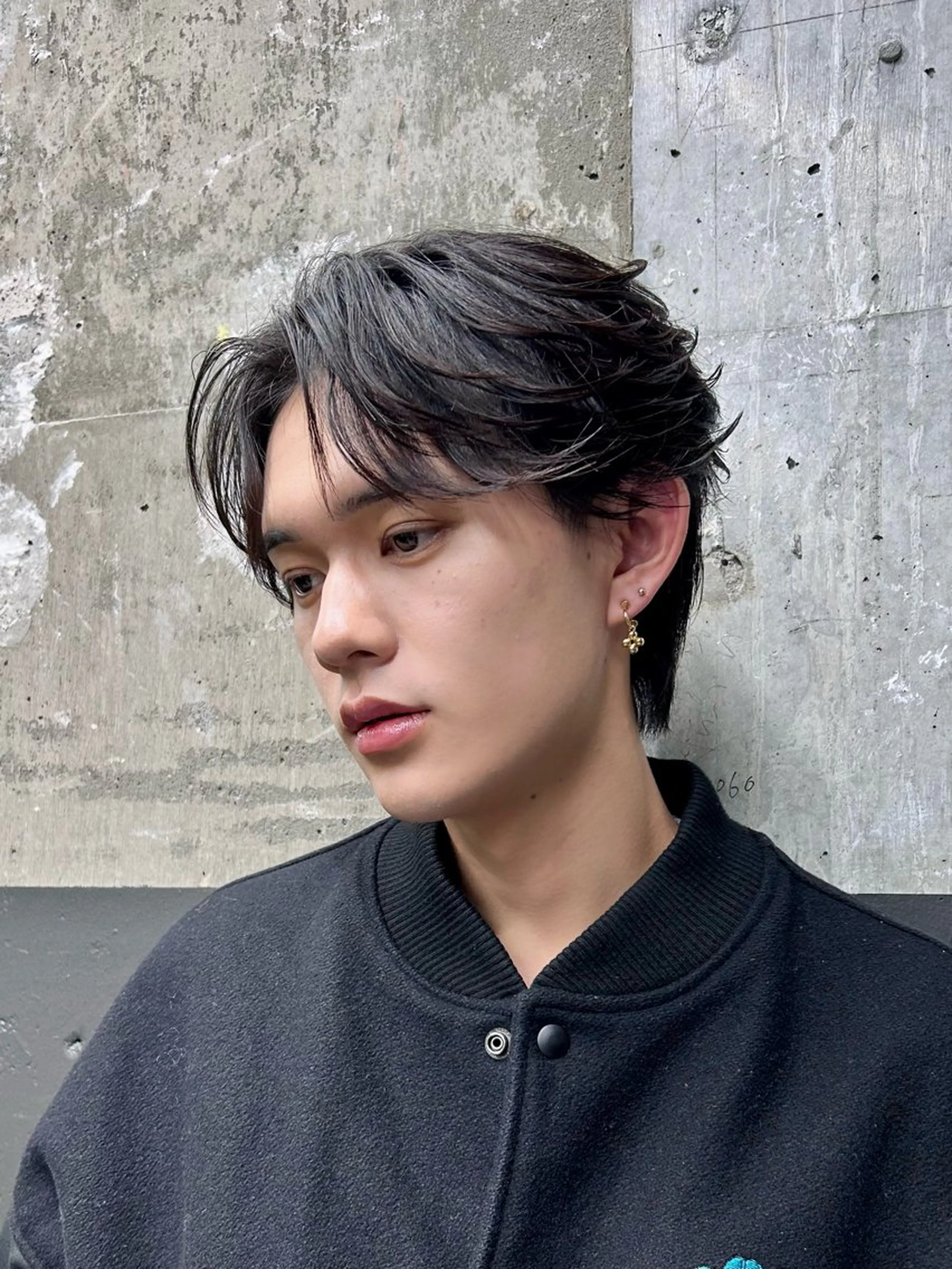 ミディアム メンズ 曲がる縮毛矯正 メンズ特化/鈴木美璃のヘアスタイル