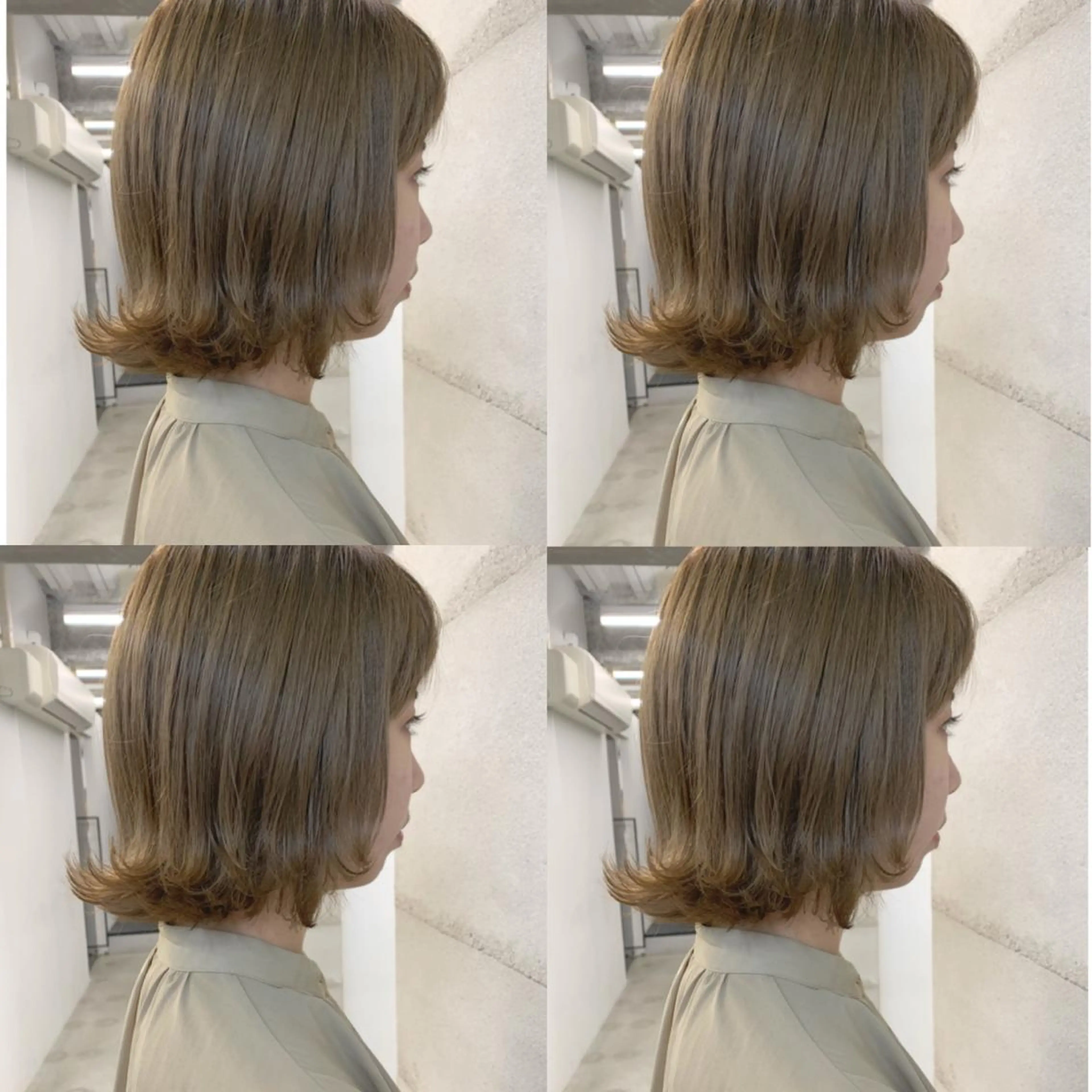 ショート カラー カット ヘアカラー トリートメント 透明感/オリーブ/ グレージュ/YUKAのヘアスタイル