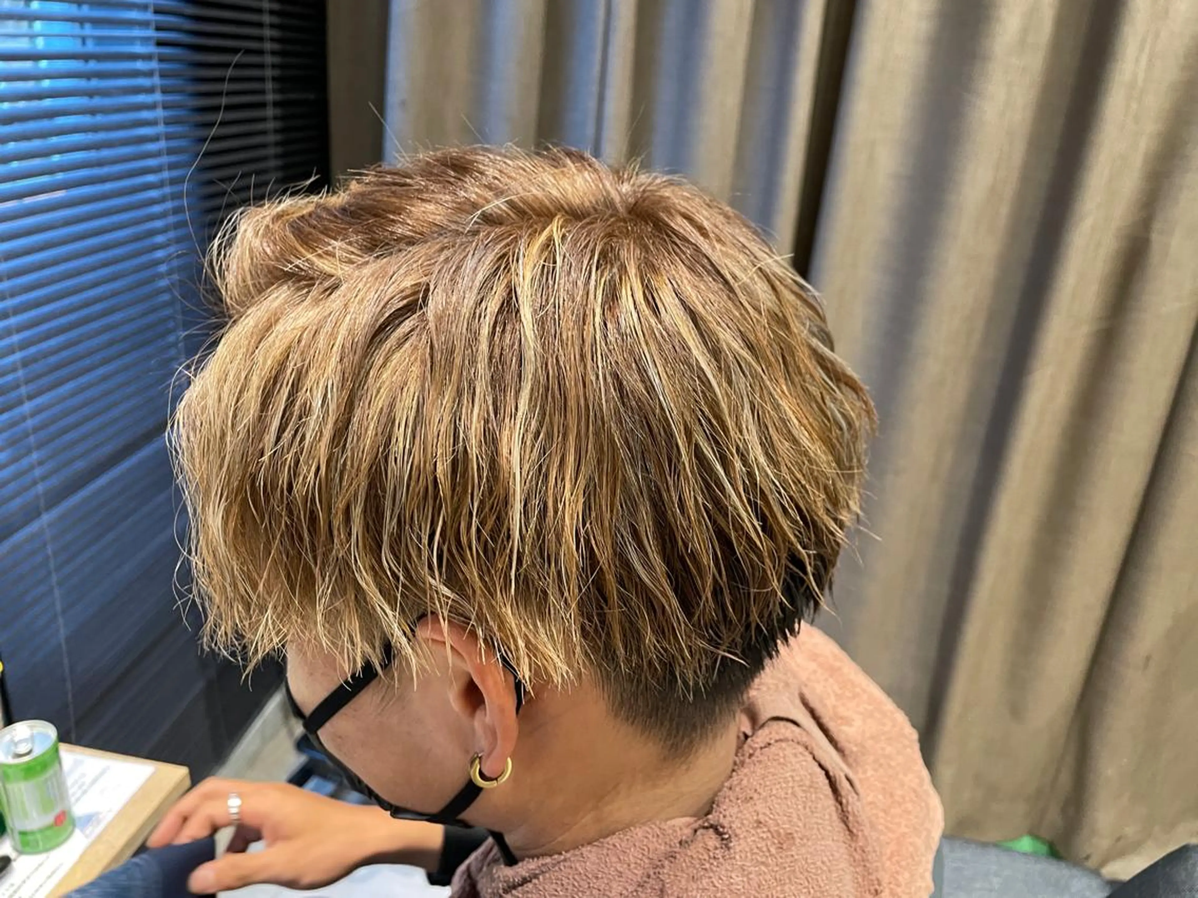 メンズ メンズハイライト コトネ🫧 韓国風レイヤーカットのヘアスタイル