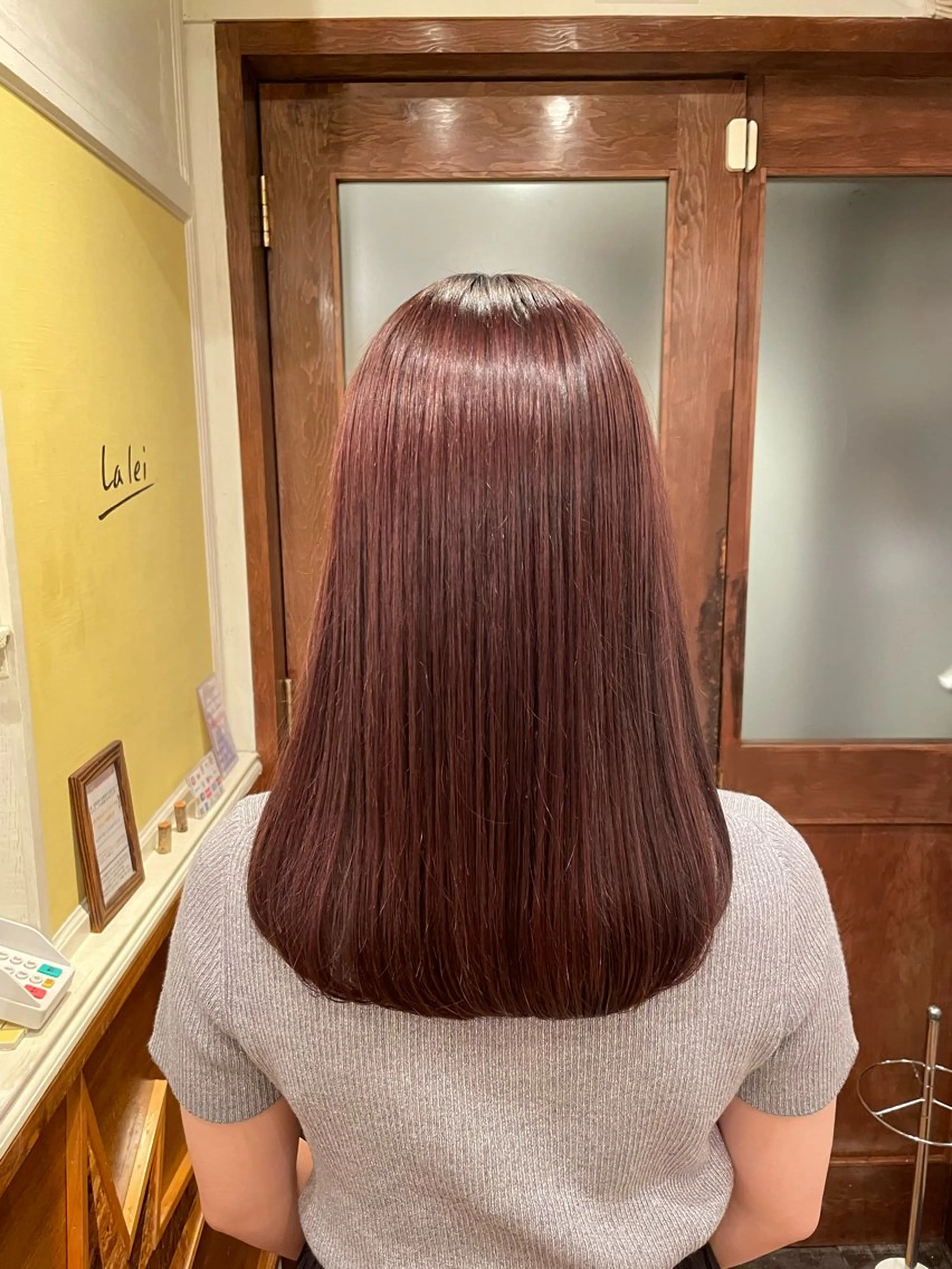 ロング ボブ/縮毛矯正/レイ ヤー♡Natsukiのヘアスタイル