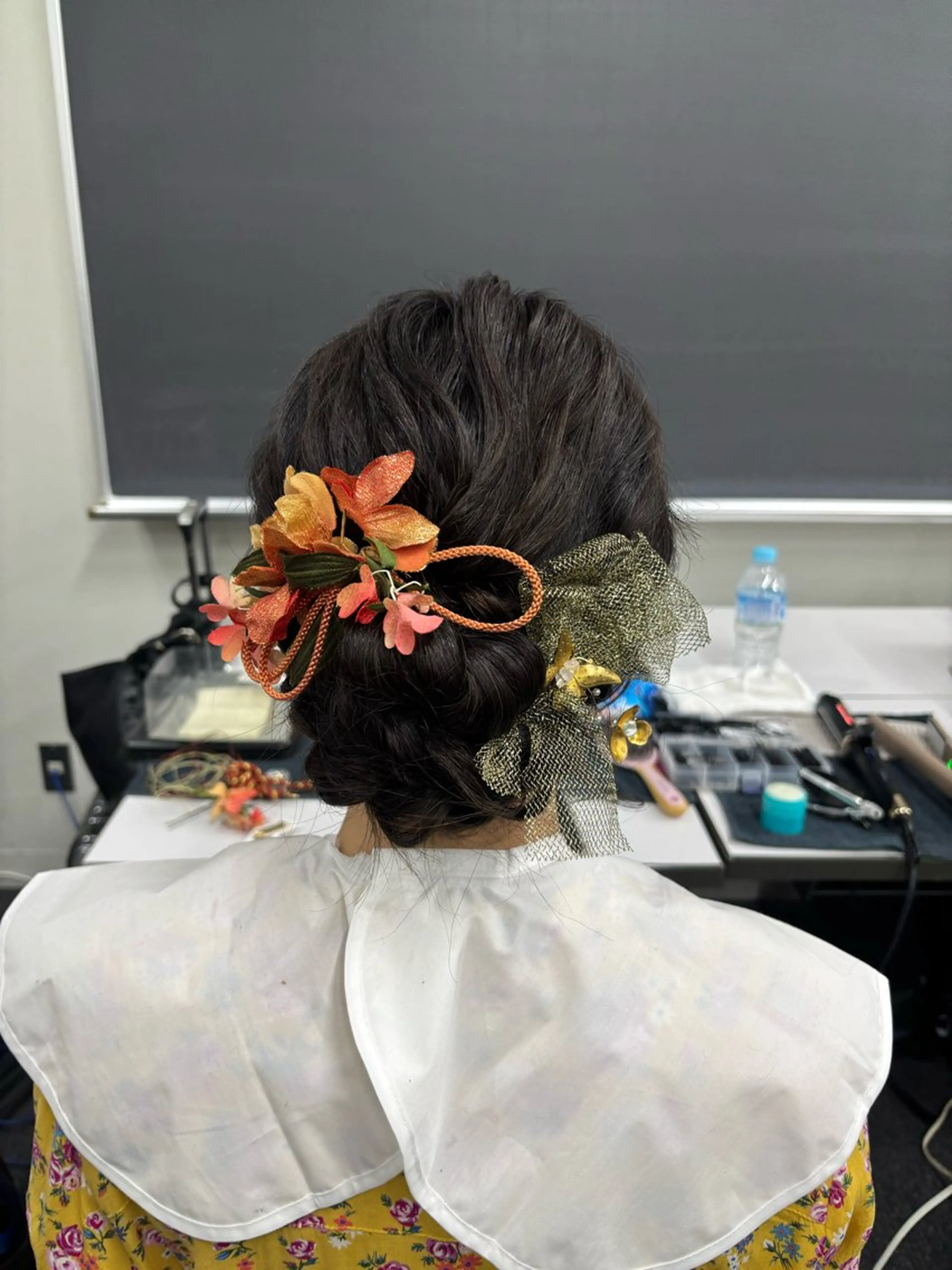 ヘアセット（ふわふわ/ゆるめ系）シニヨンや編みおろしなど相談🉑ミニモ限定特典➡︎選べるワンポイント飾り🎀の写真