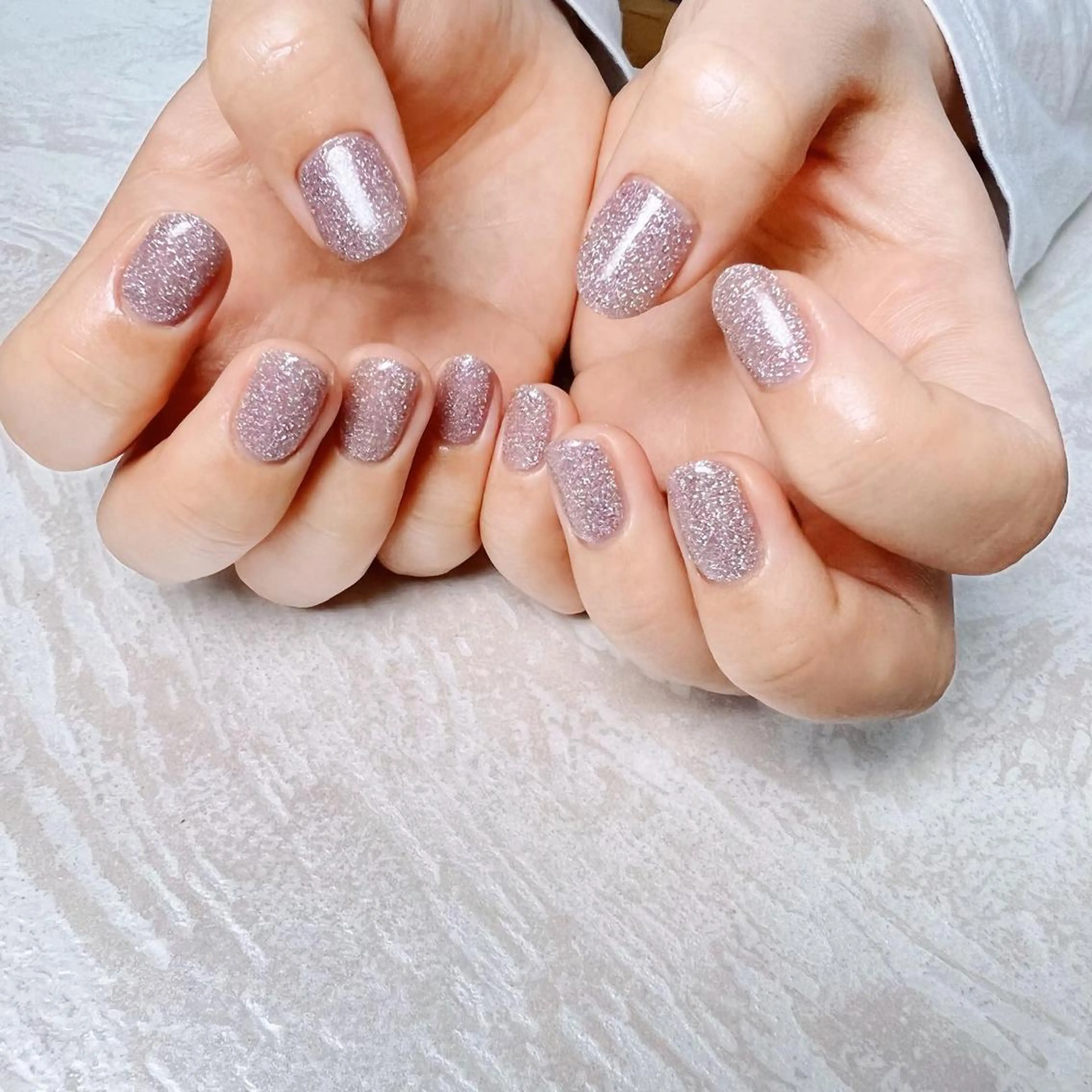 ネイル フラッシュネイル ニュアンスネイル ショートネイル gemickle nailのネイルデザイン