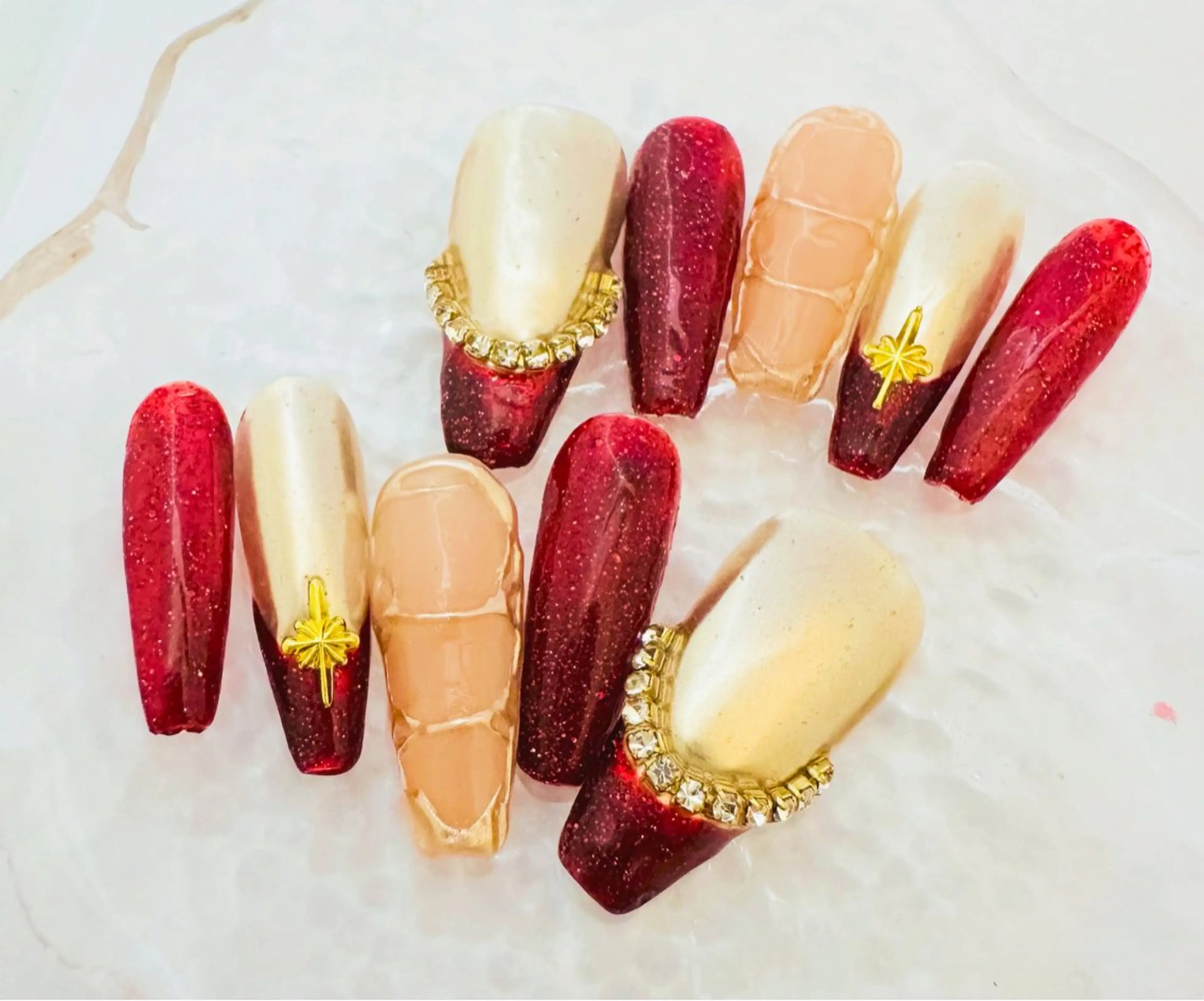 ネイルチップのオーダーの写真