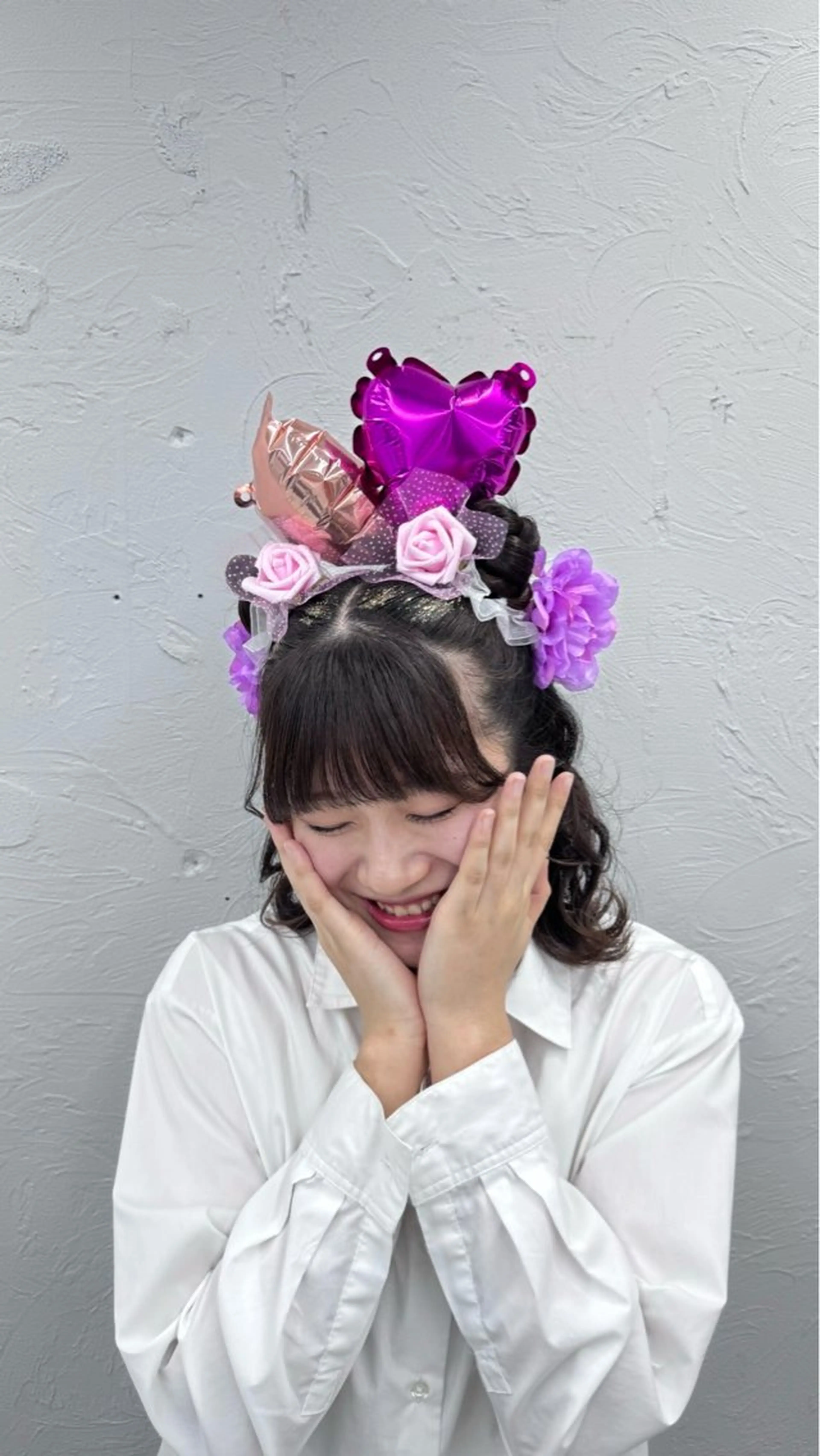 ミディアム ヘアアレンジ 髪質改善/暗髪カラー ヘアアレンジ/ｽﾐﾚのヘアスタイル