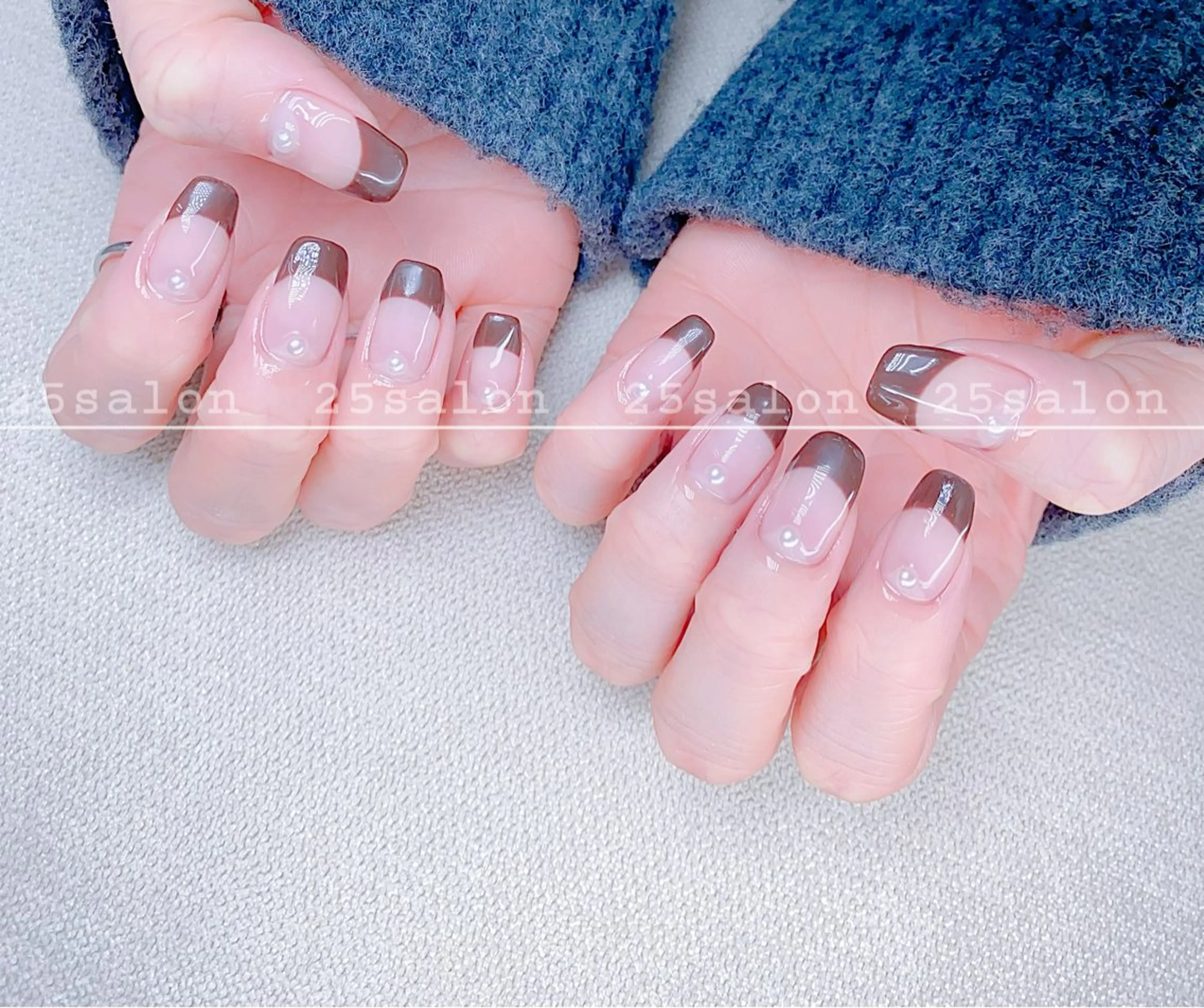 ネイル ジェルネイル 韓国ネイル ニュアンスネイル パラジェル ワンホンネイル 2 5のマツエク・マツパデザイン