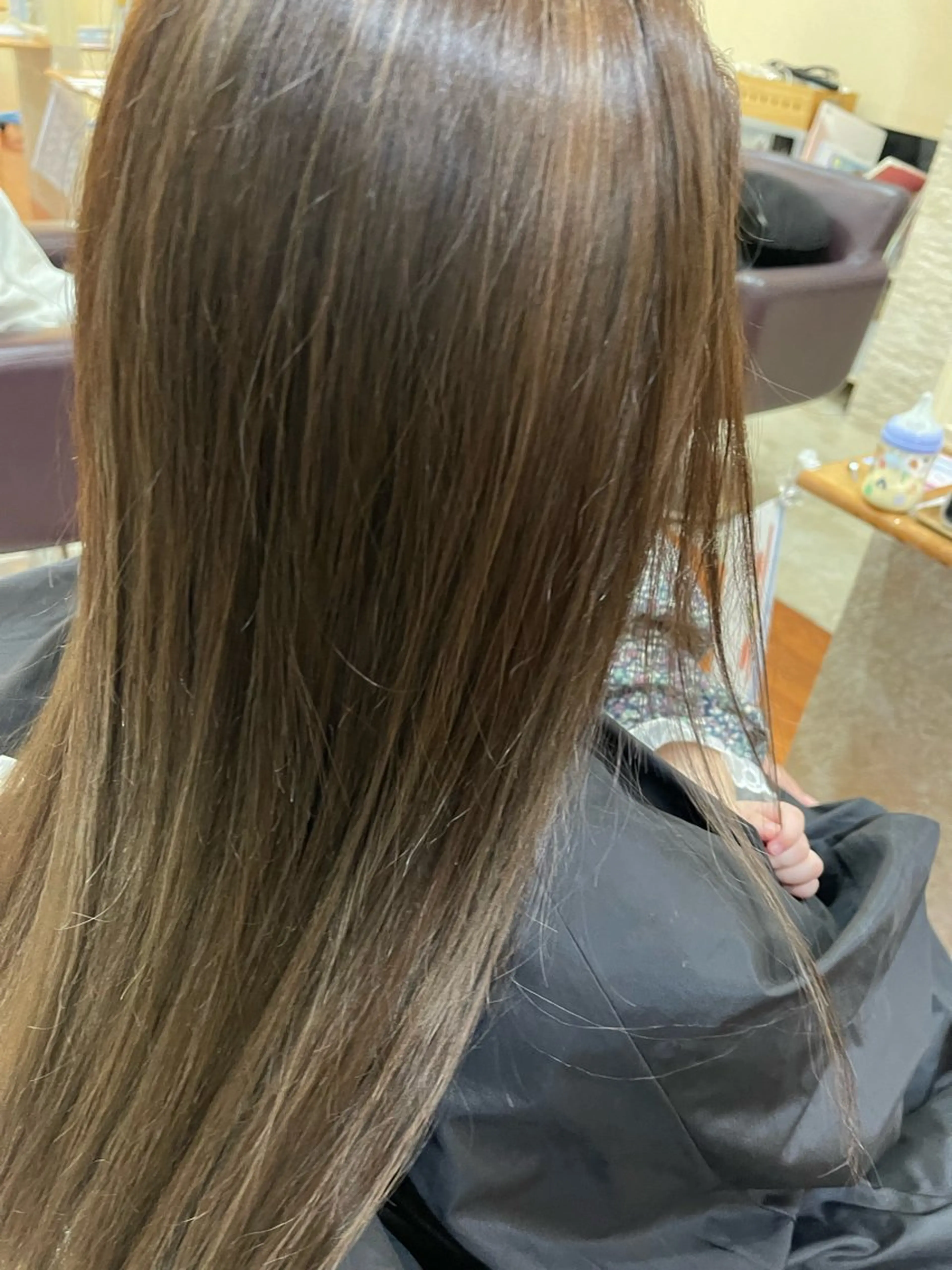 ロング ヘアカラー VENIRE古川店所属・端野七海 縮毛矯正のヘアスタイル