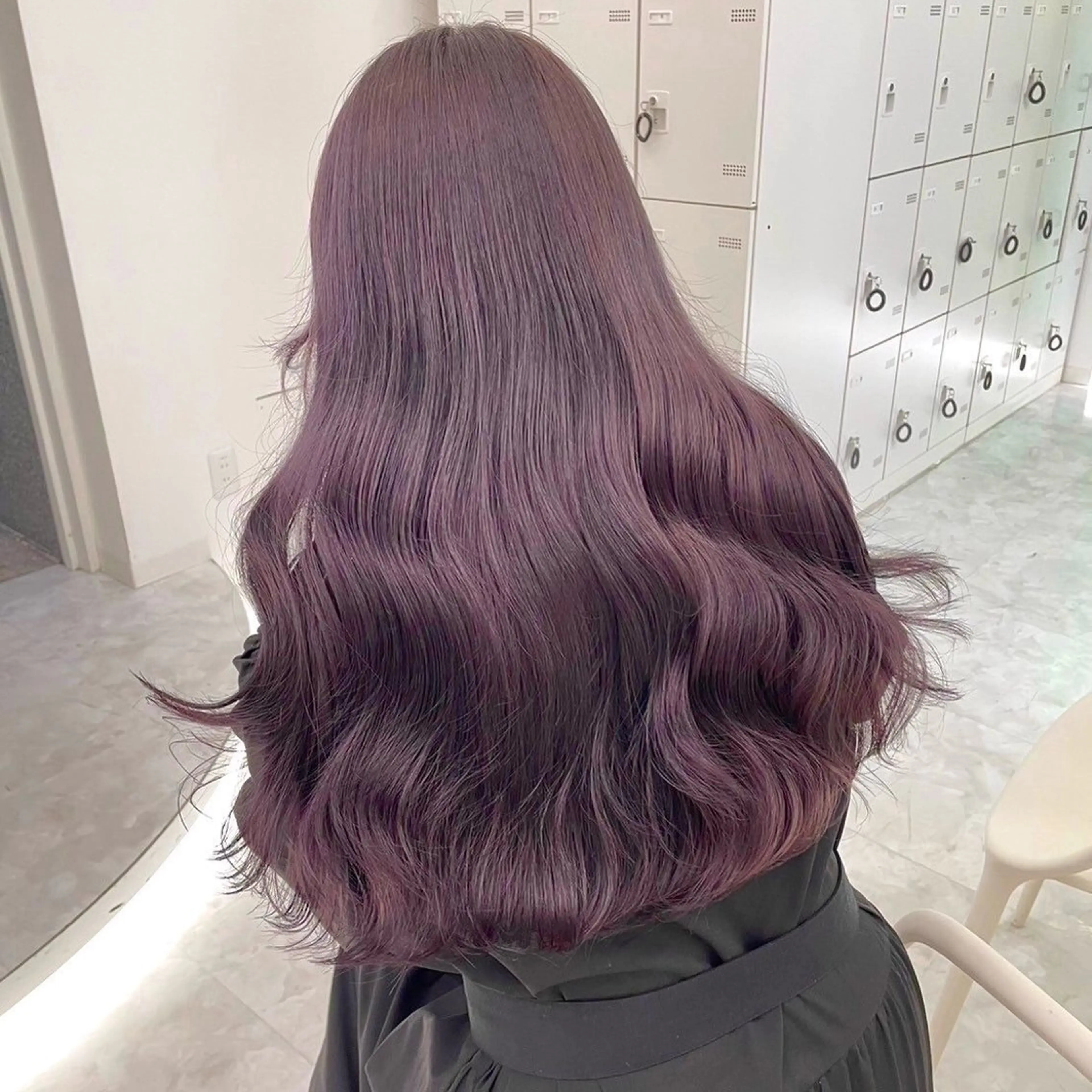 ロング 髪質改善 韓国ガーリー🤍ハイ トーン🤍Ayanaのヘアスタイル