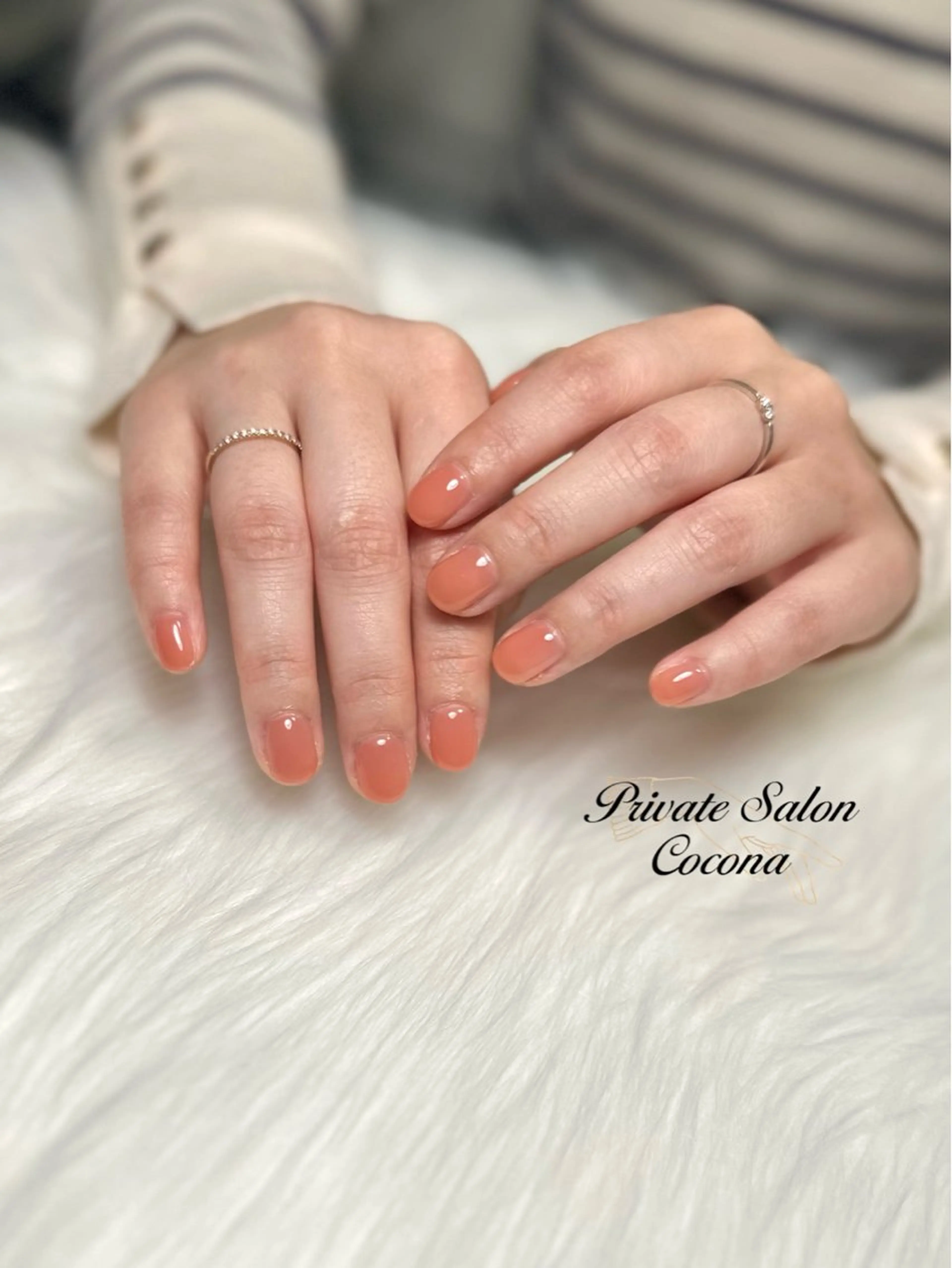 ネイル ワンカラーネイル ハンドネイル プライベートサロン nailcoconaのネイルデザイン