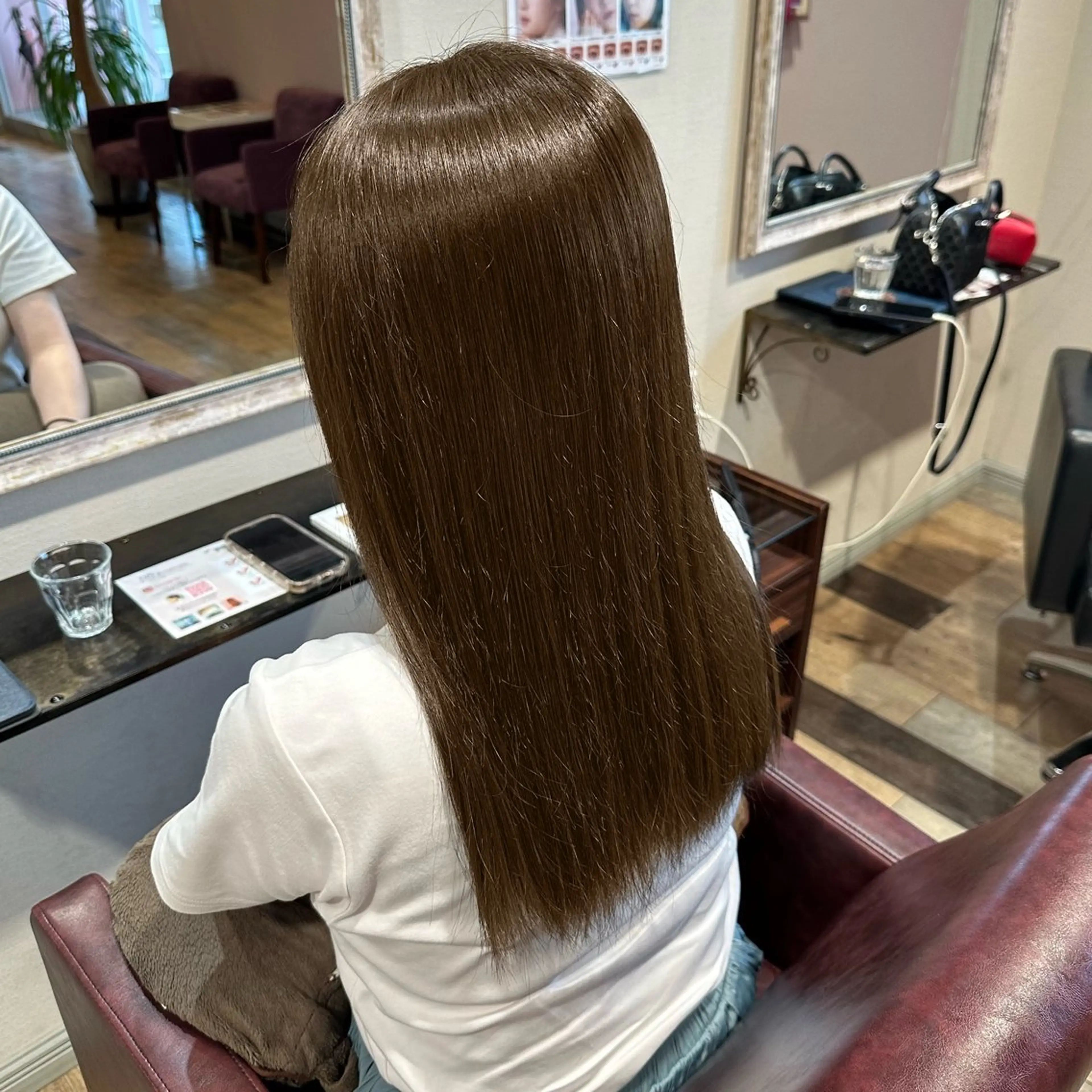 ロング カラー グレージュ オリーブグレージュ オリーブグレー 柔らかいcolor ￤韓国￤🩰マユ🩰のヘアスタイル