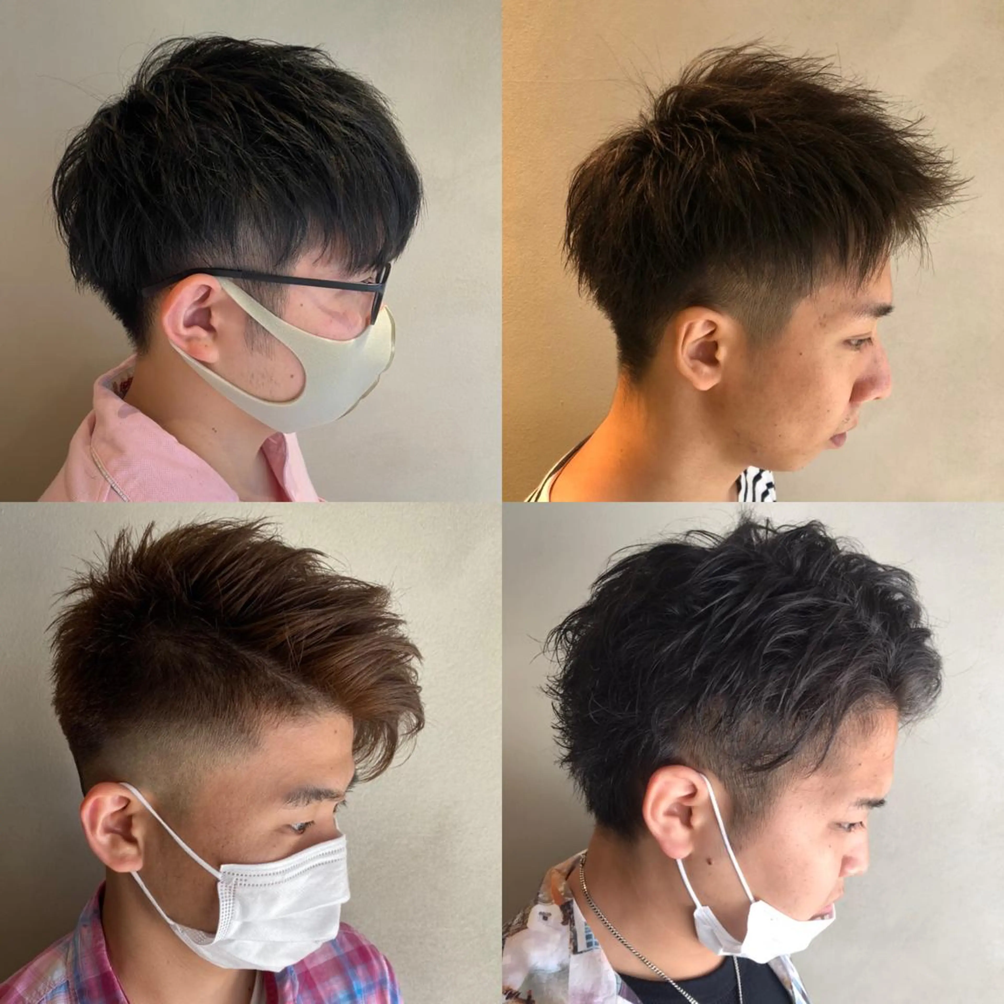 メンズ 上石神井メンズパーマ 飯田徹のヘアスタイル