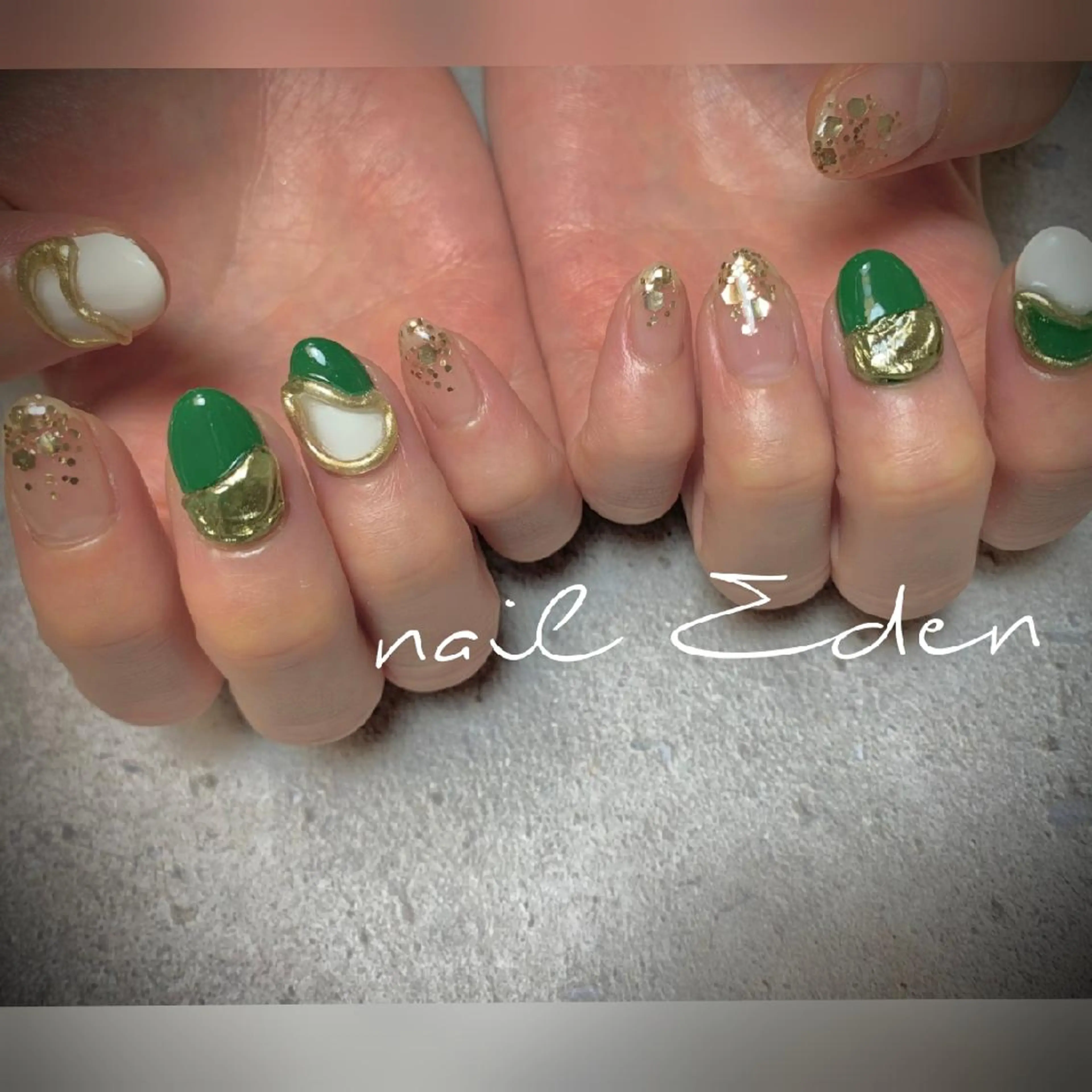 ネイル 持ち込み ハンドネイル ハンドケア Eden　private nail saron所属・Eden ♾️のネイルデザイン