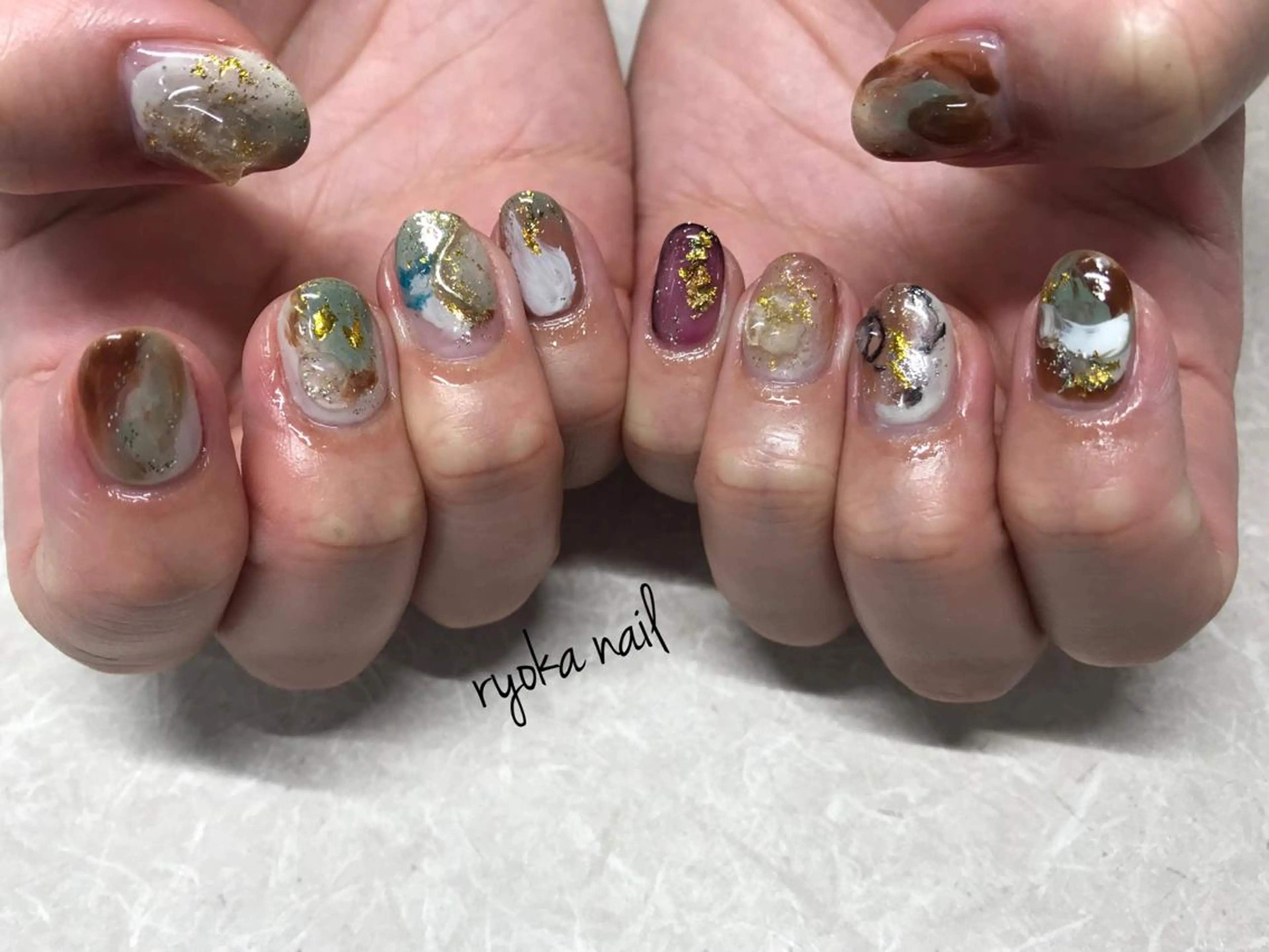 ネイル Twinklenail所属・ryoka nailのネイルデザイン