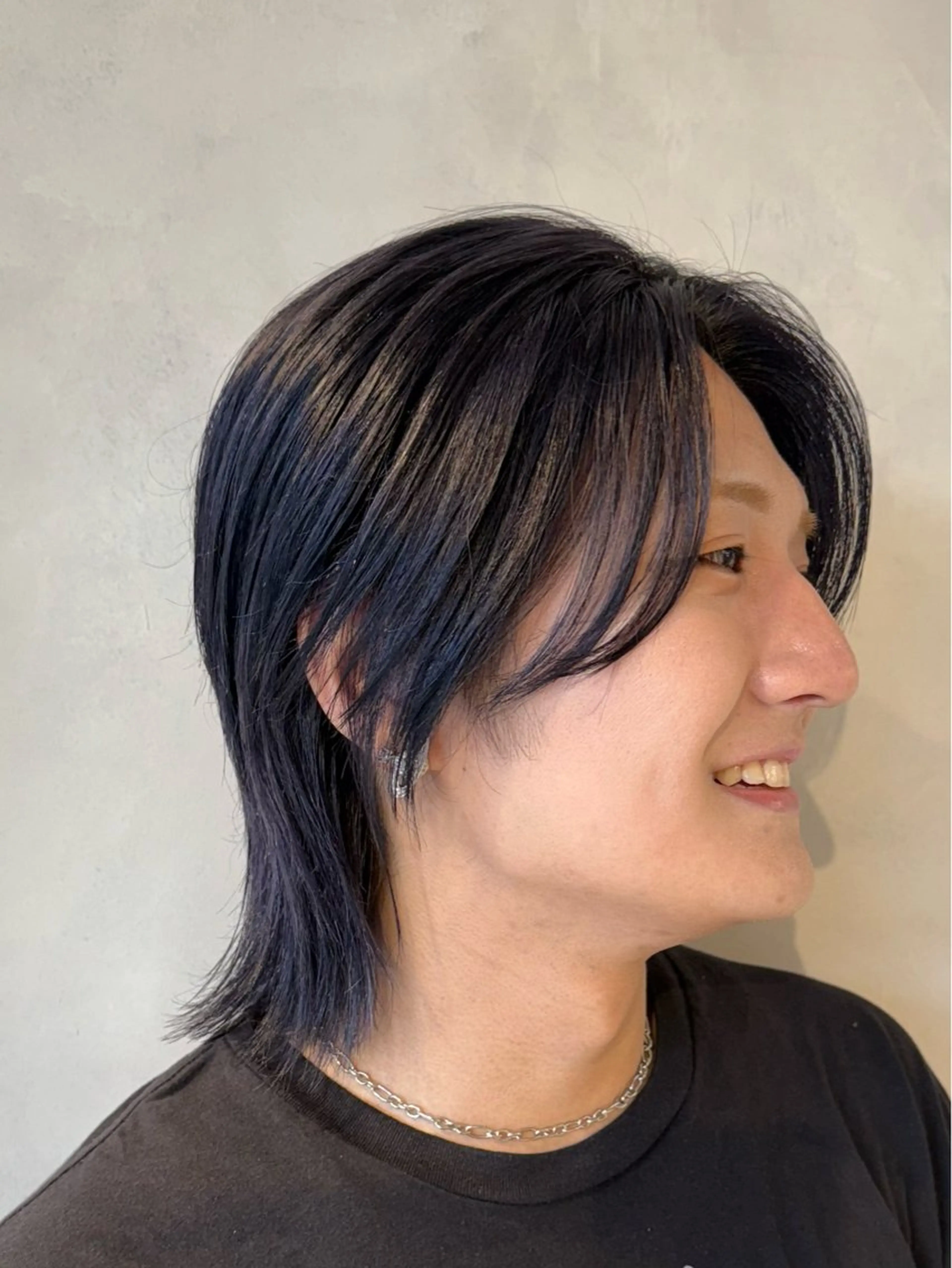 ショート カラー メンズ カット ヘアカラー トリートメント 渋谷レイヤーカット/ 暖色艶カラー🩵高橋のヘアスタイル