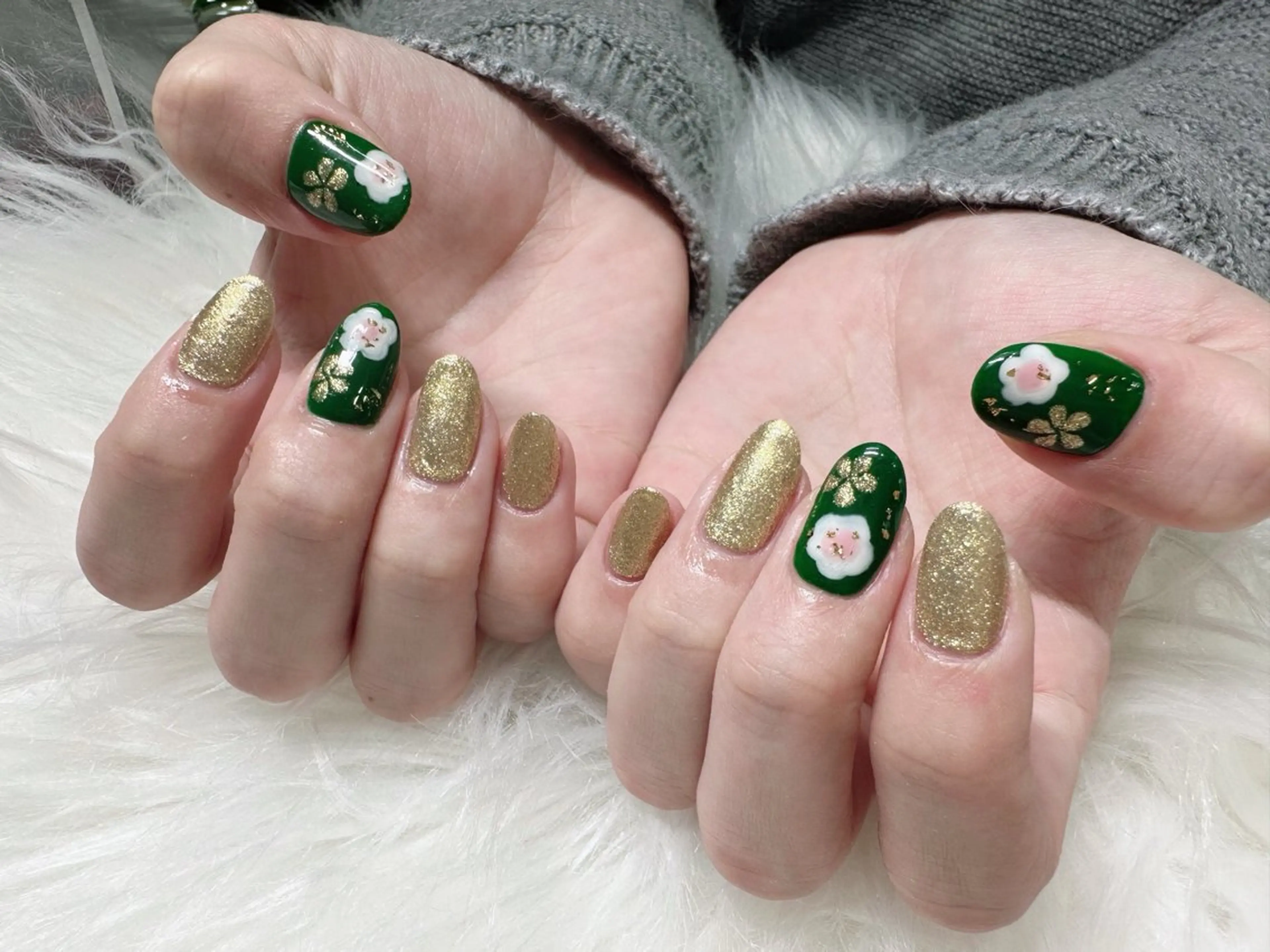 ネイル 成人式 ハンドネイル Renatus Nailのネイルデザイン