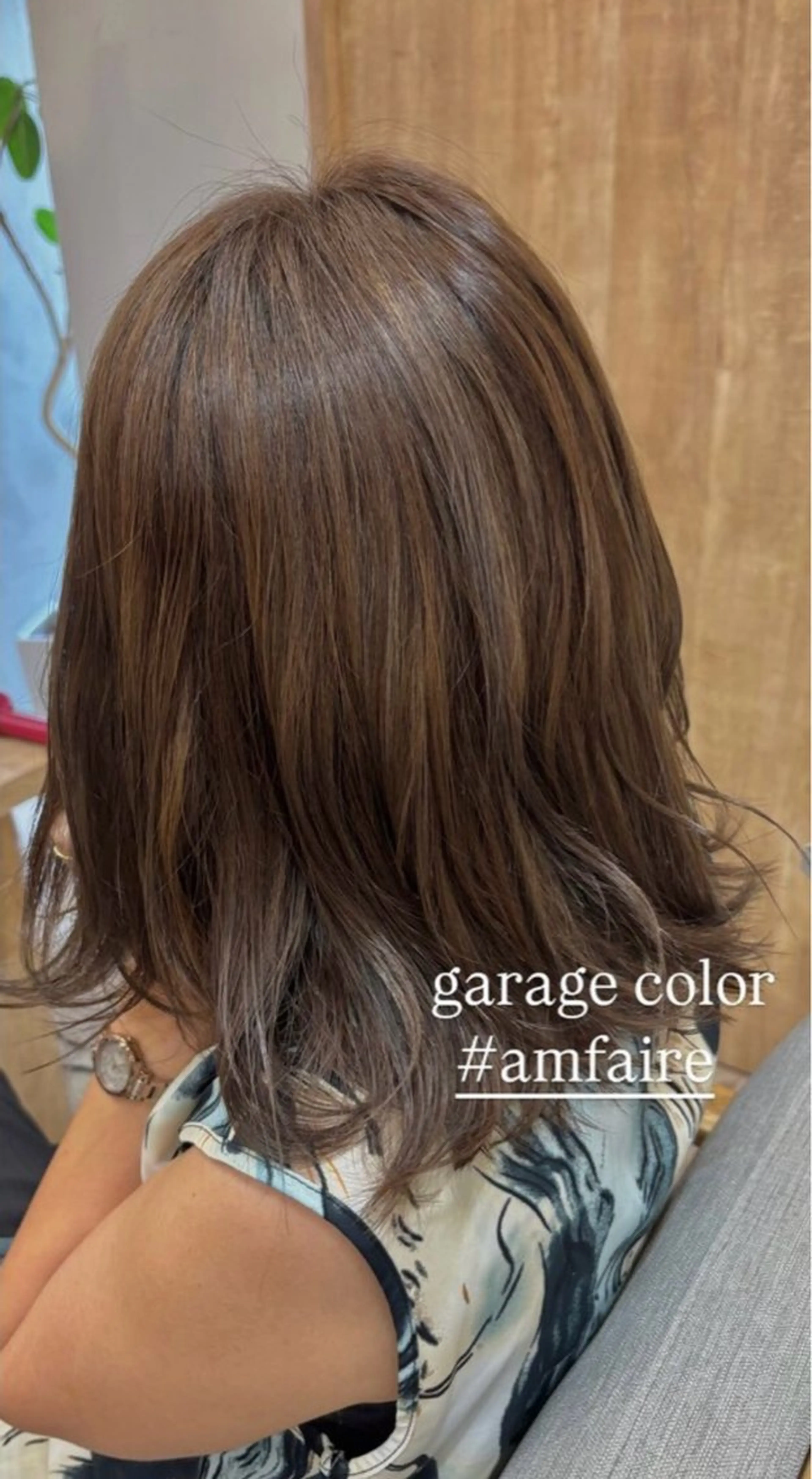 ミディアム カラー shimizu .のヘアスタイル