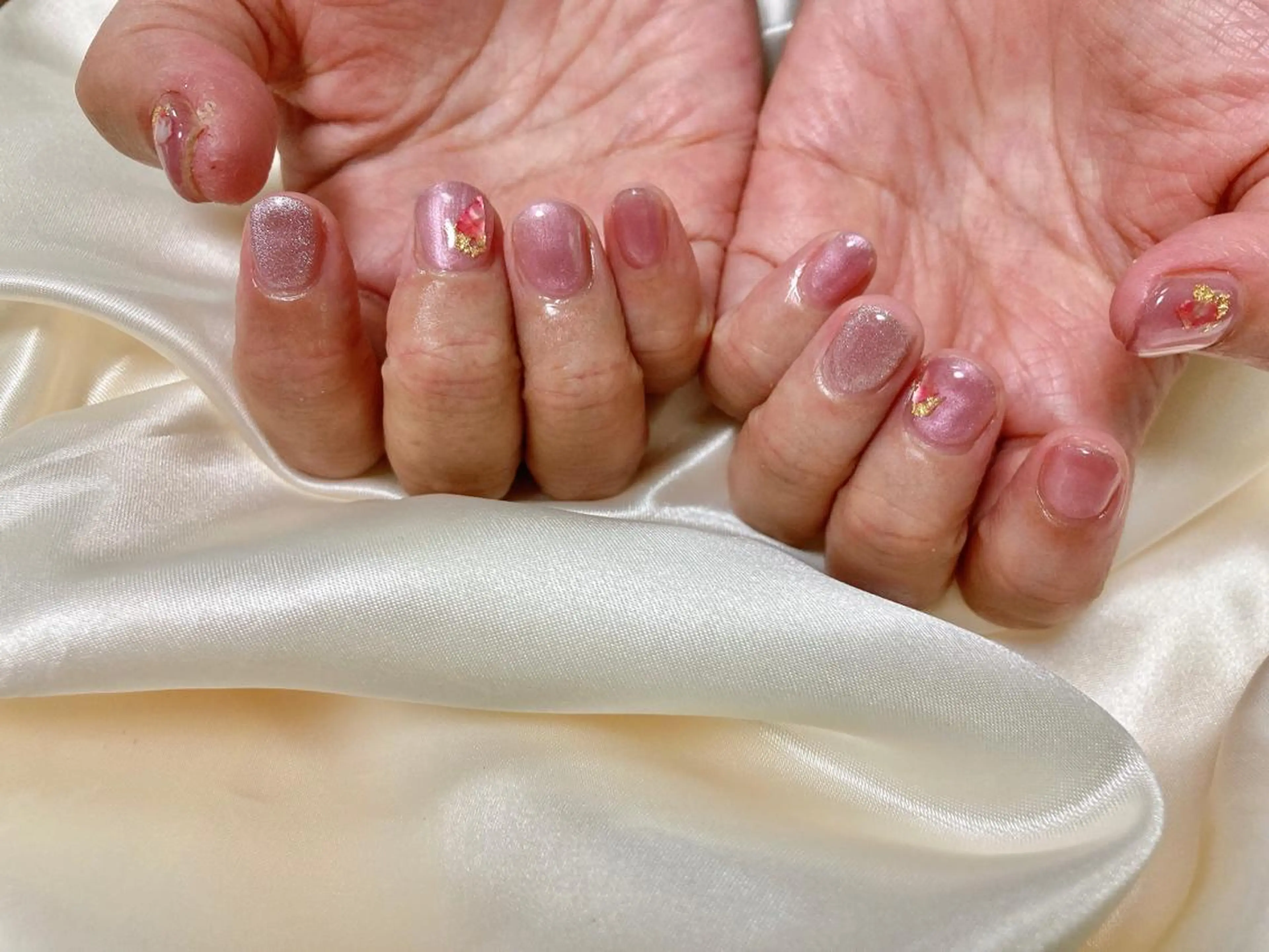 ネイル マグネットネイル ハンドネイル Mogu nail 二子玉川のネイルデザイン