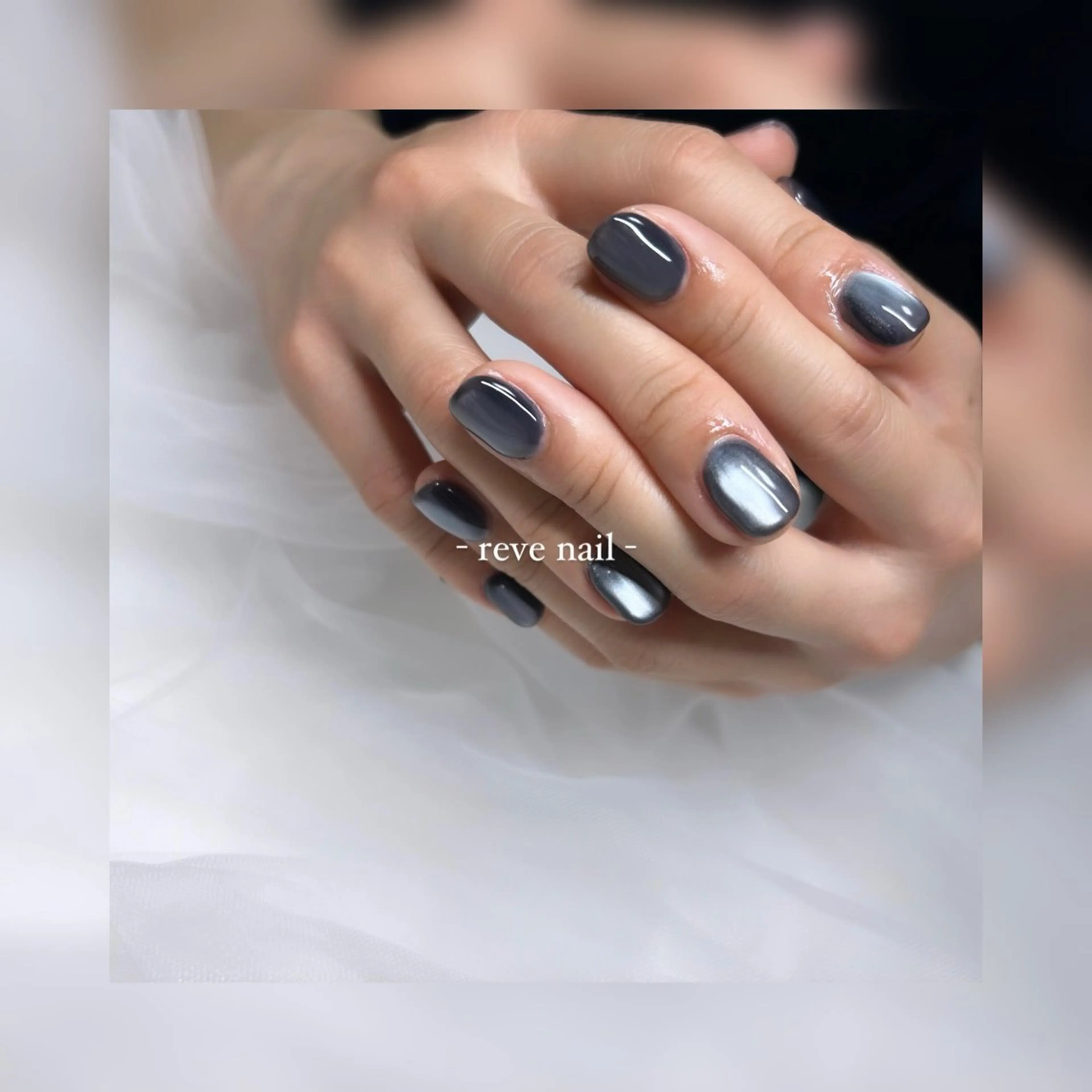 ネイル マグネットネイル ハンドネイル 門真市 三ツ島 reve nailのネイルデザイン