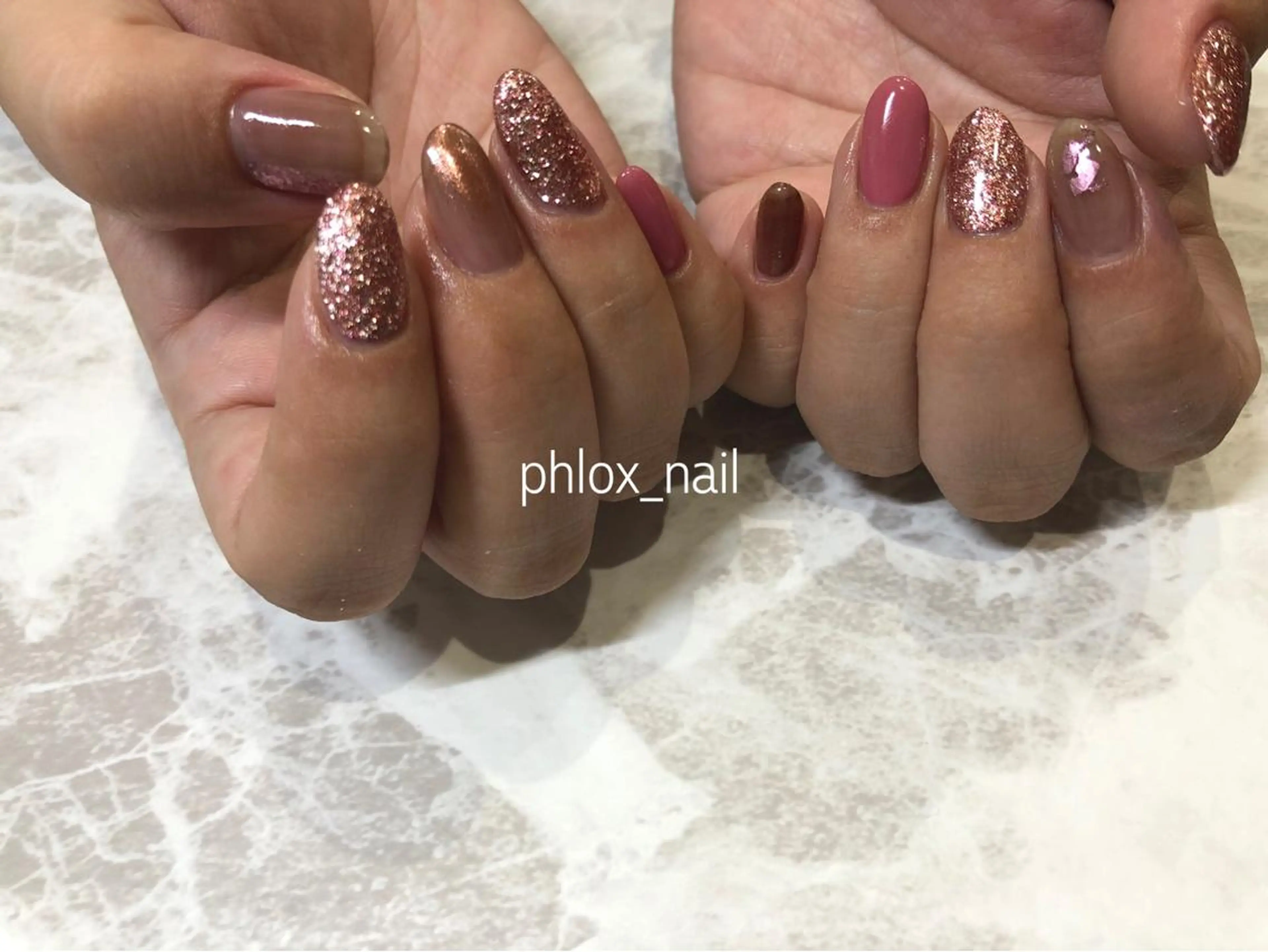 ネイル s/w ＿shokoのネイルデザイン