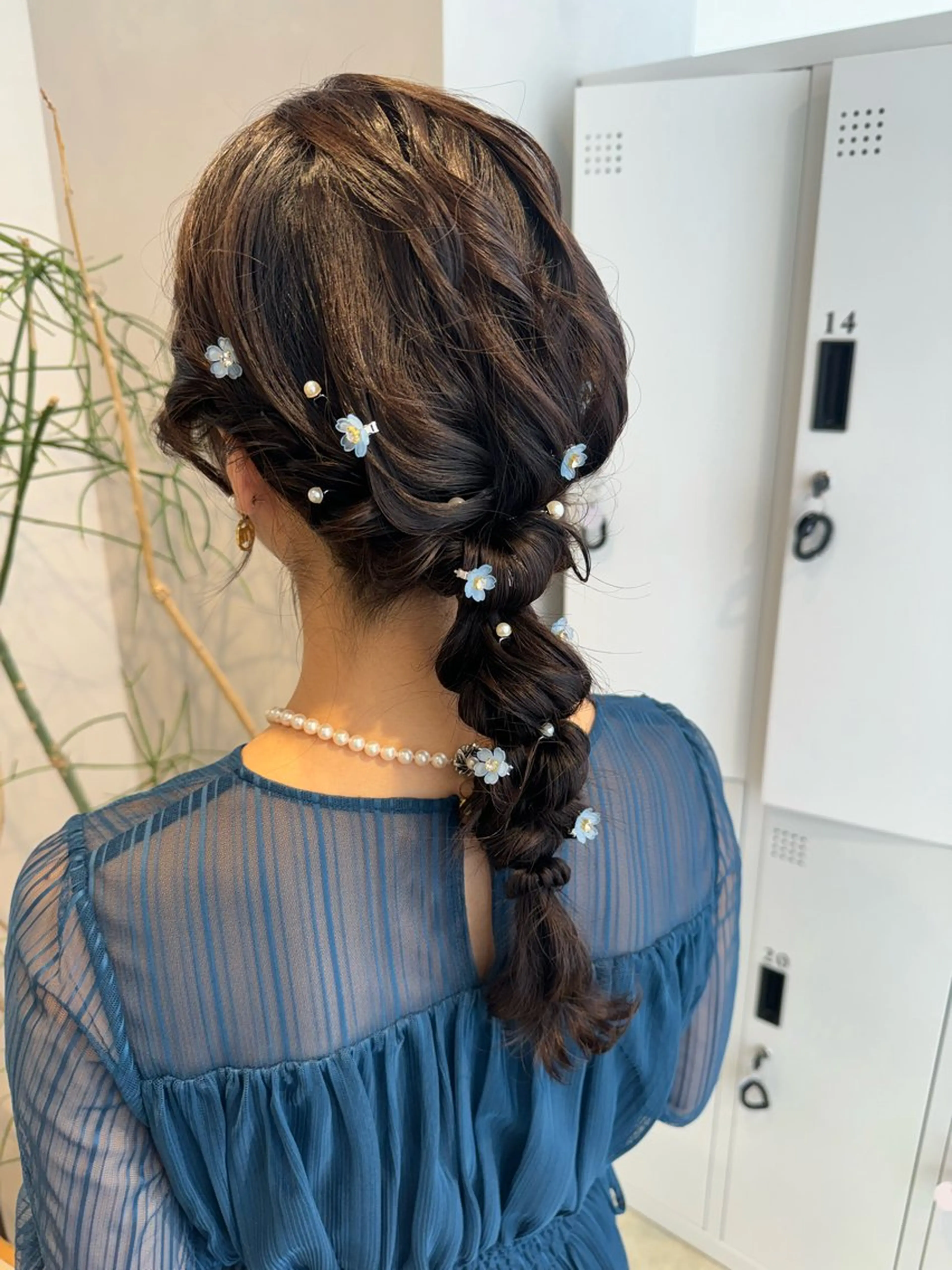 ロング ヘアアレンジ 透明感カラー✨艶髪 制作🌱山根あゆみのヘアスタイル