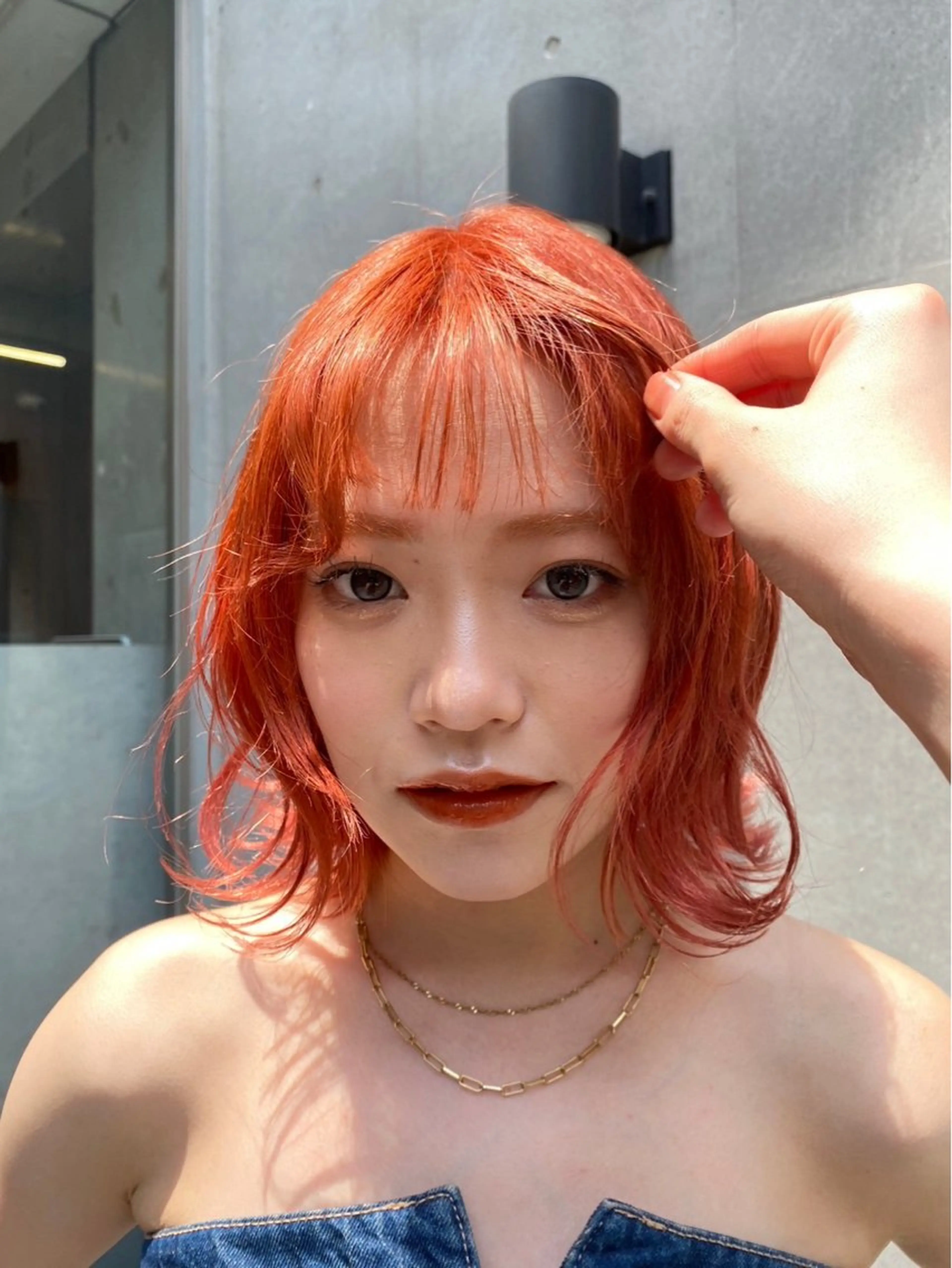 カラー 阿久津真衣 似合わせカットのヘアスタイル