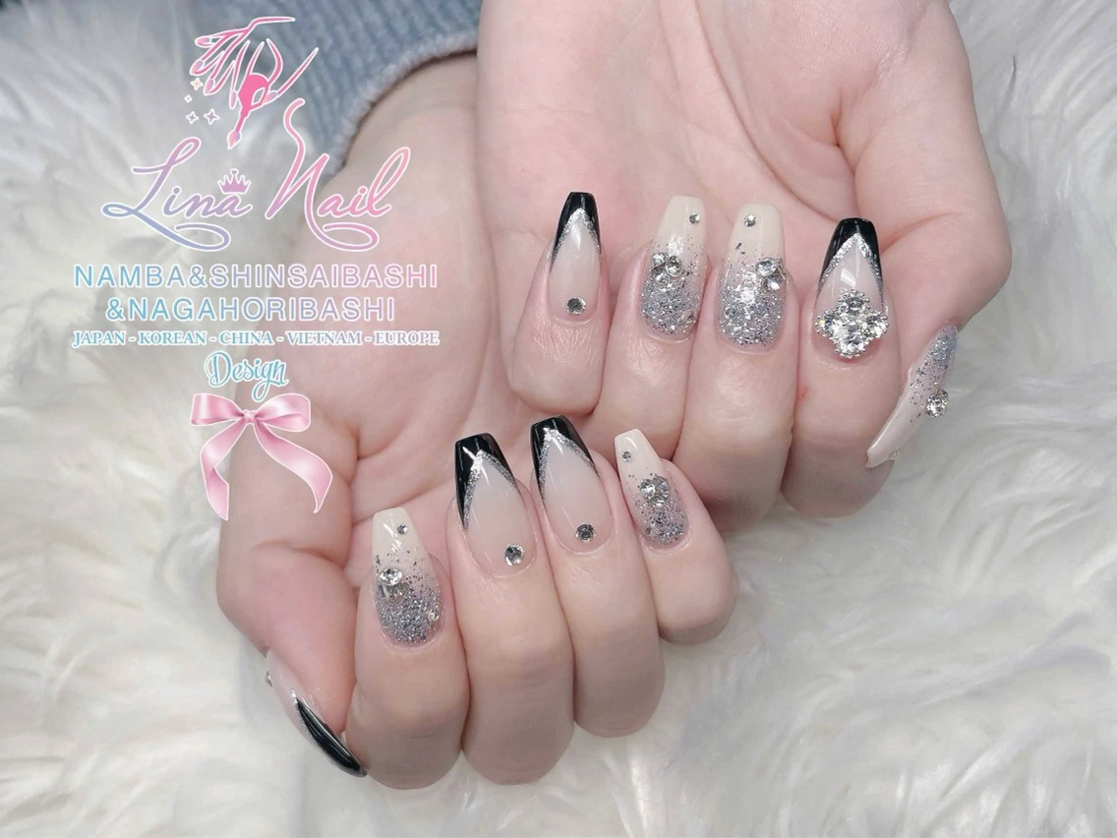 ネイル チークネイル 桜ネイル フラッシュネイル フットネイル ジェルネイル ハンドネイル ７９LINA NAIL 心斎橋店所属・リナネイル アメ村心斎橋店のネイルデザイン