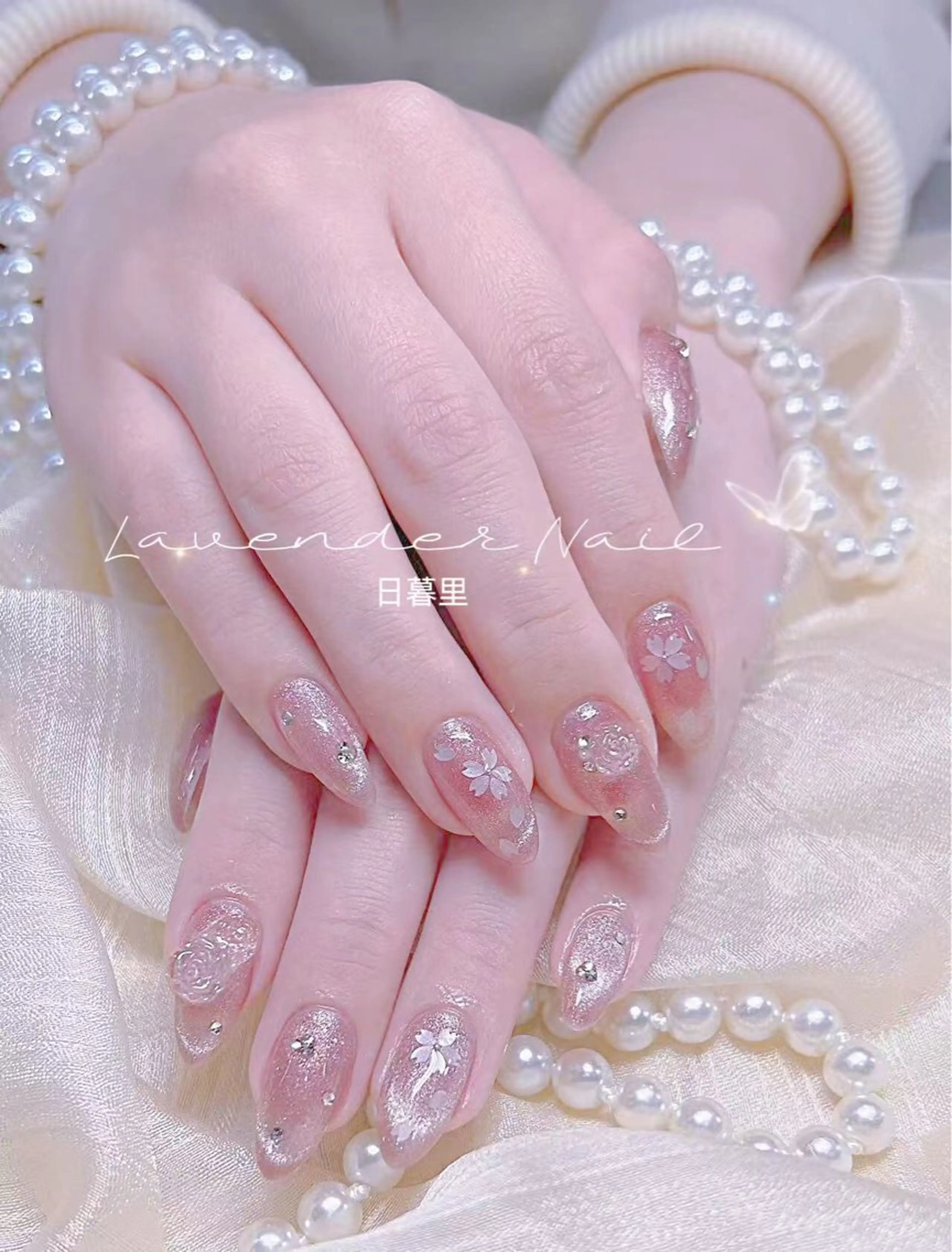 ネイル ラベンダー💖日暮里 ルル💖ネイルのネイルデザイン