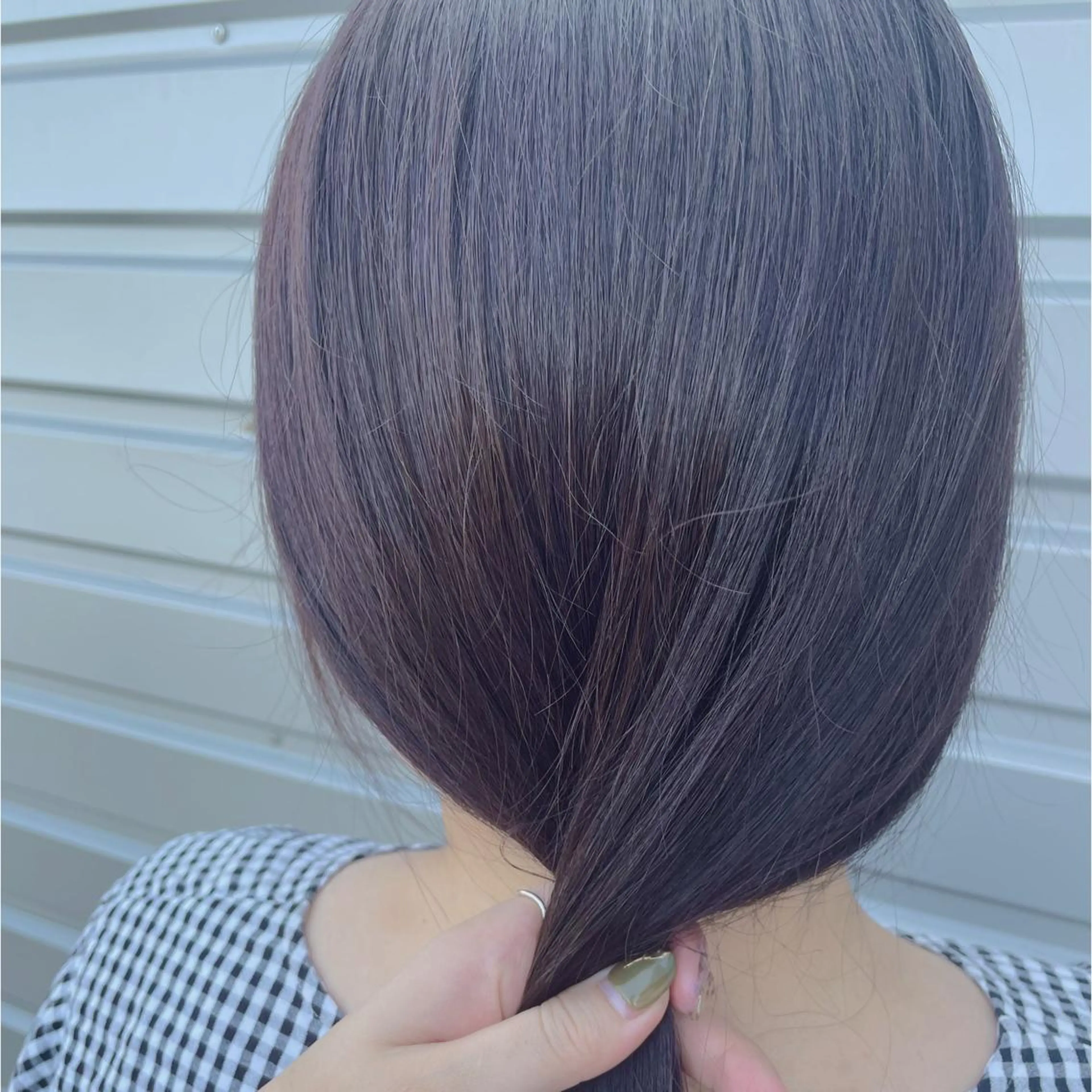 ロング カラー 透明感カラー パープルカラー 坂元 瑠茄のその他イメージ