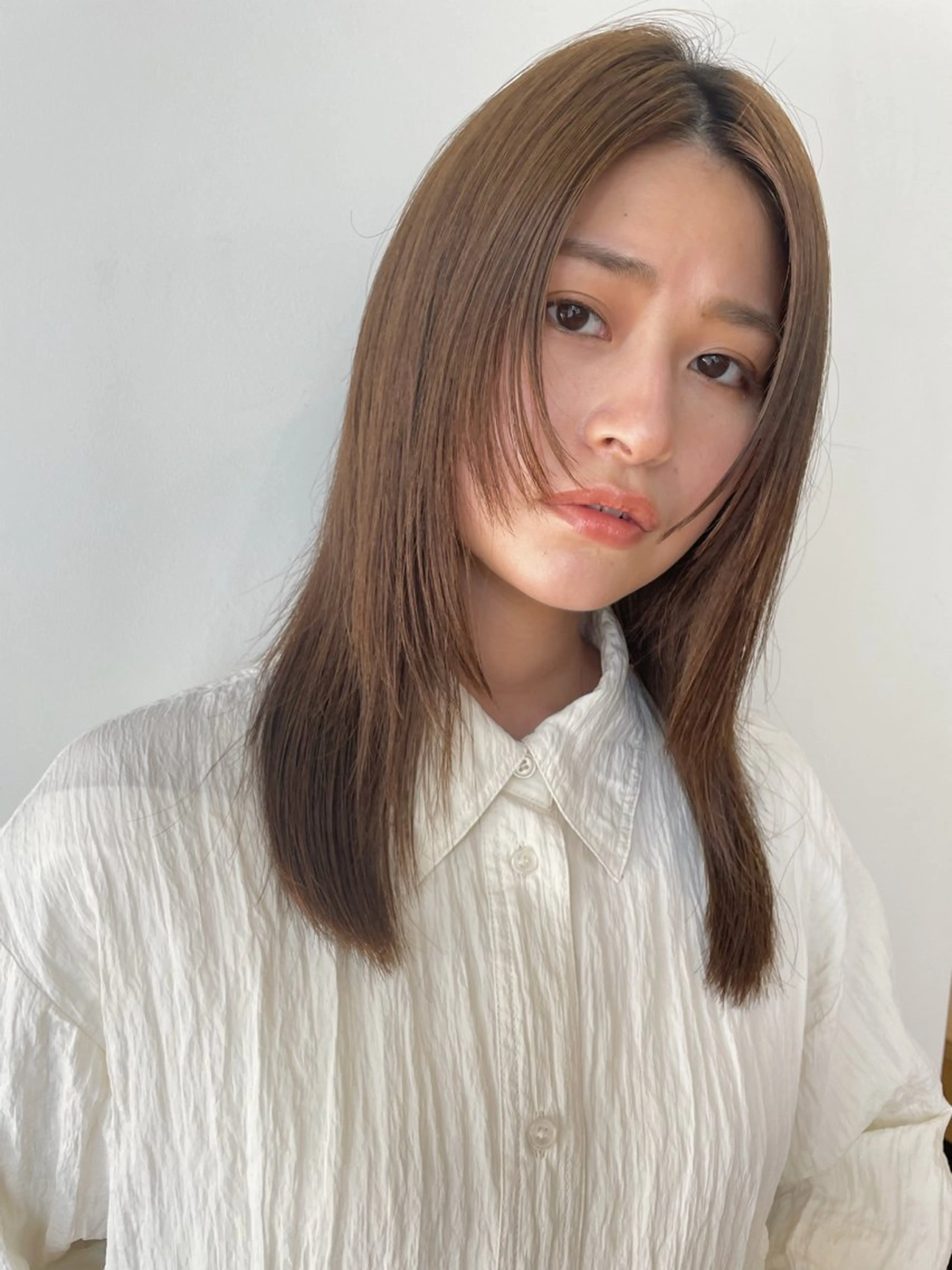 ミディアム レイヤーカット カット ヘアカラー トリートメント ボブ/ミディアム 親しみやすさ/さくらのヘアスタイル