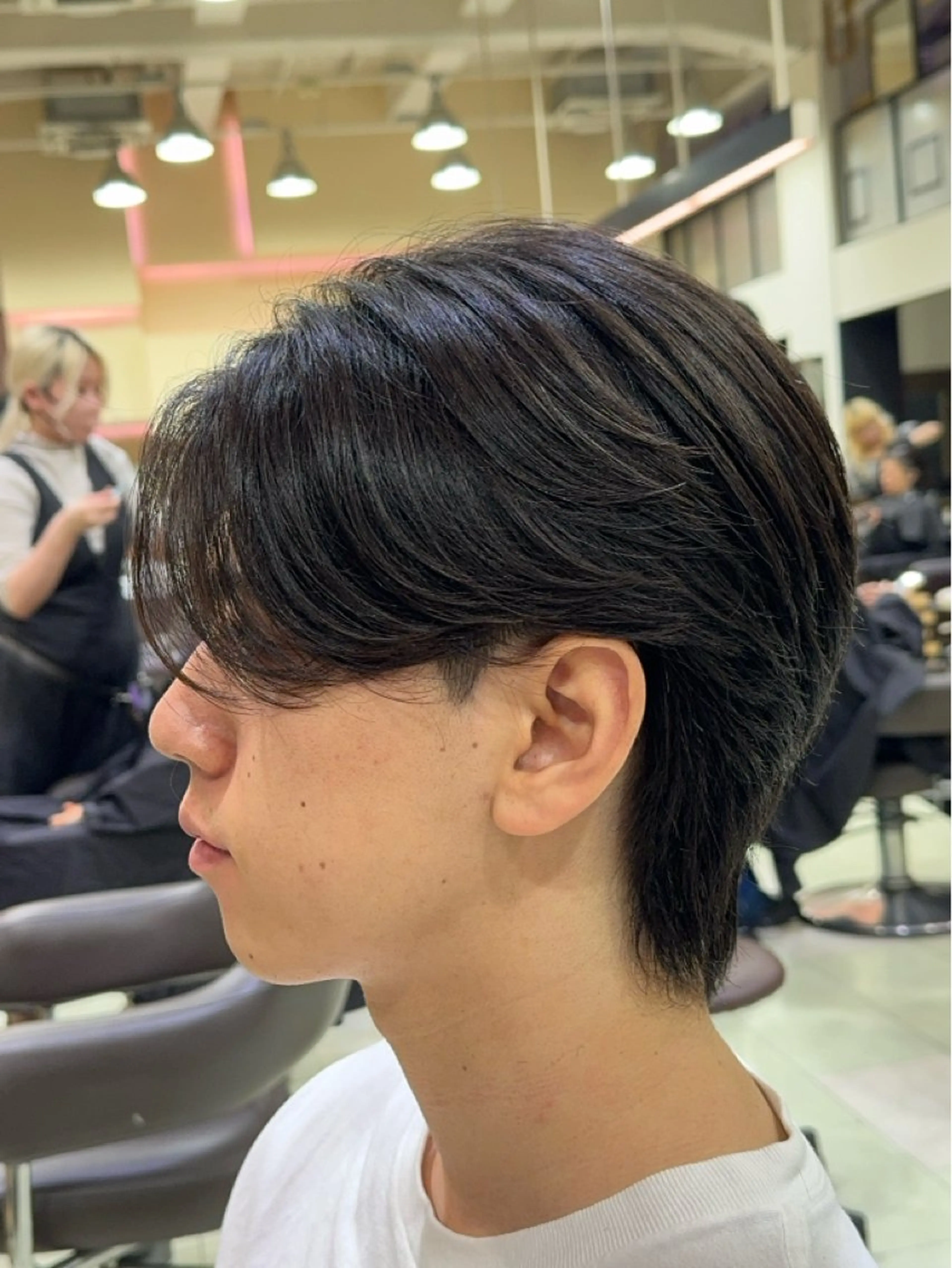 パーマ メンズ カット パーマ 韓国レイヤー/センタ ーパート/坂本翔のヘアスタイル