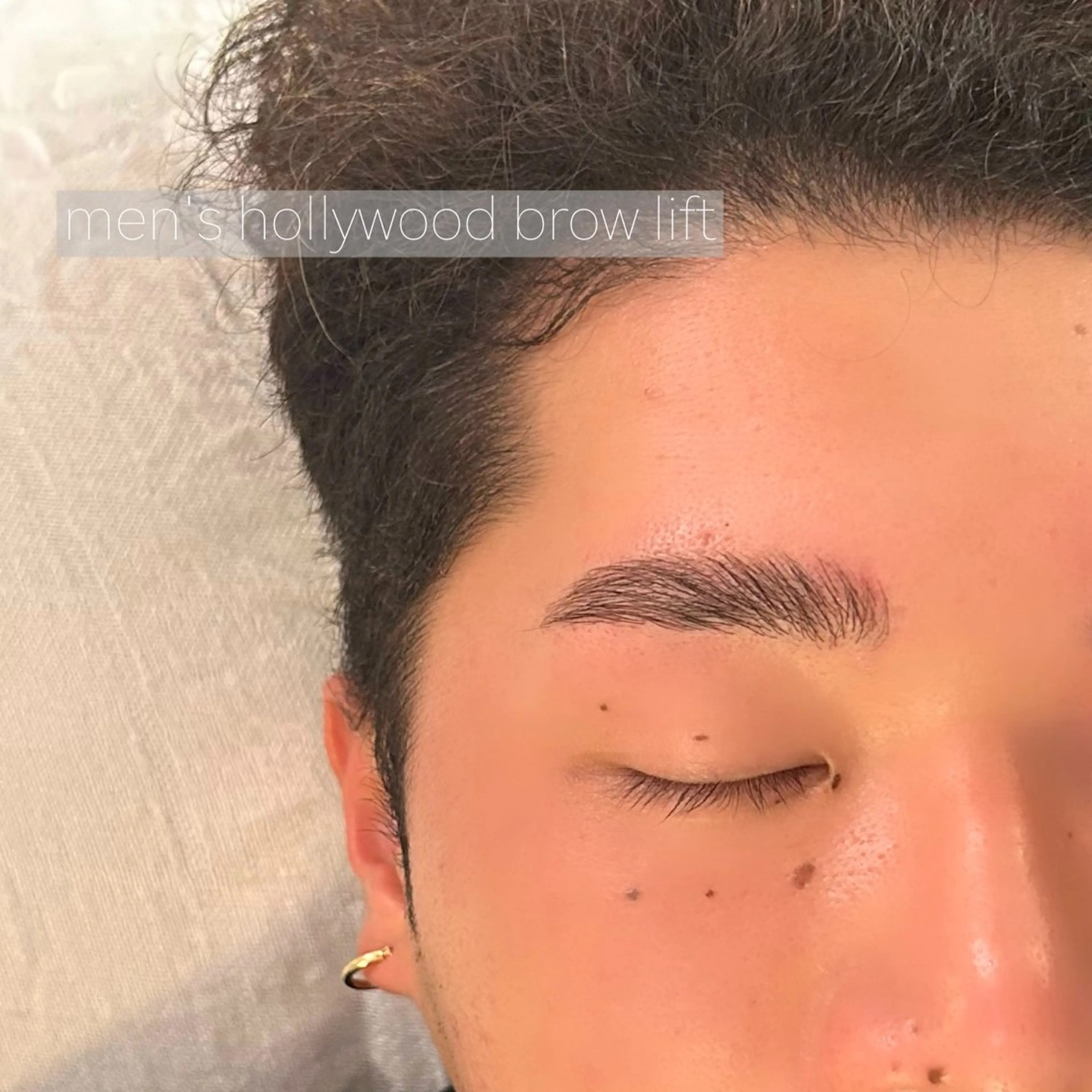 メンズ アイブロウ ハリウッドブロウリフト メンズアイブロウ ワックス脱毛 その他(アイブロウ) GO TODAY SHAiRE SALON Vellmie店所属・吉祥寺kasumi 🌛eye/browのマツエク・マツパデザイン