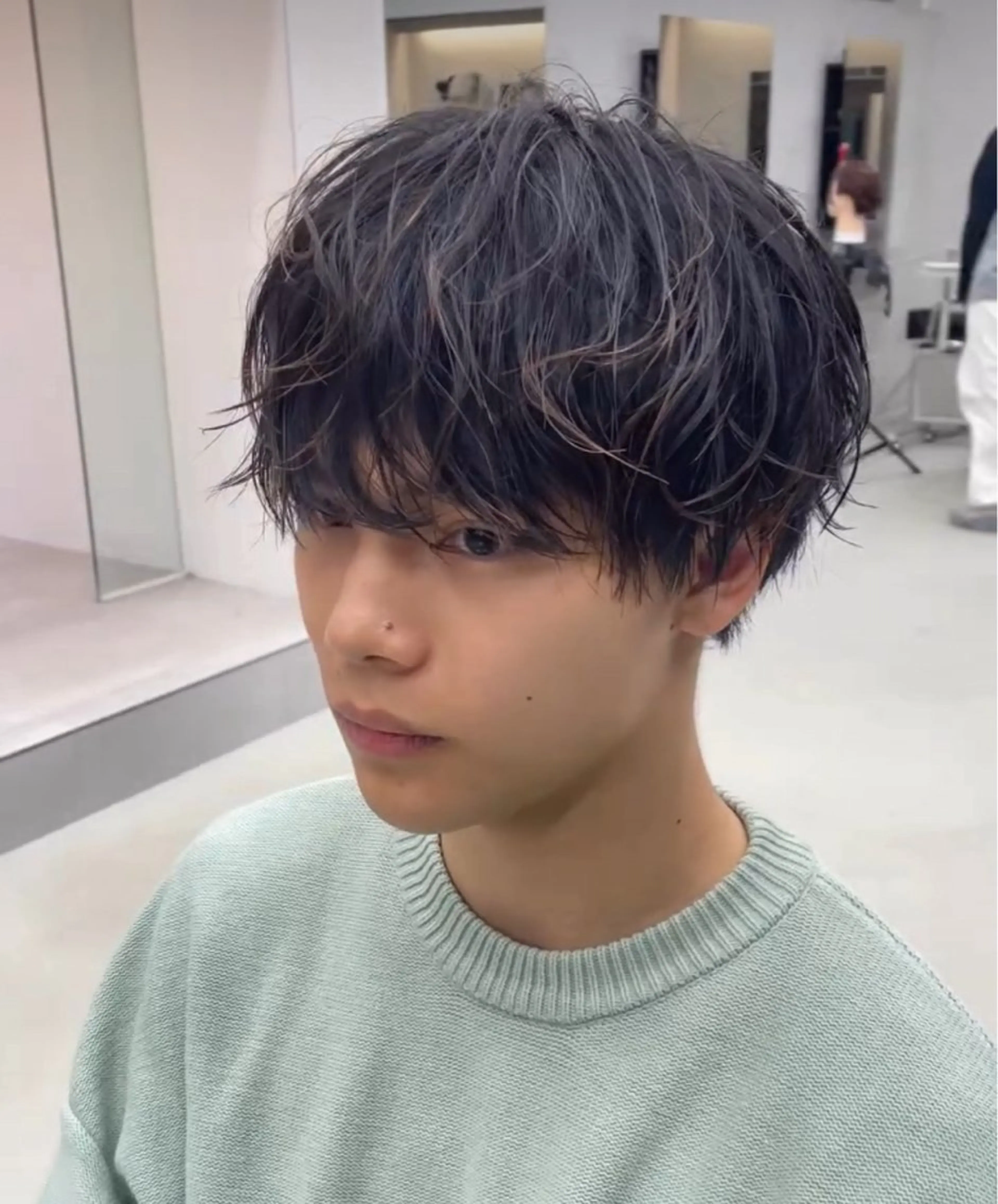 メンズ マッシュ 白濱 友樹のヘアスタイル