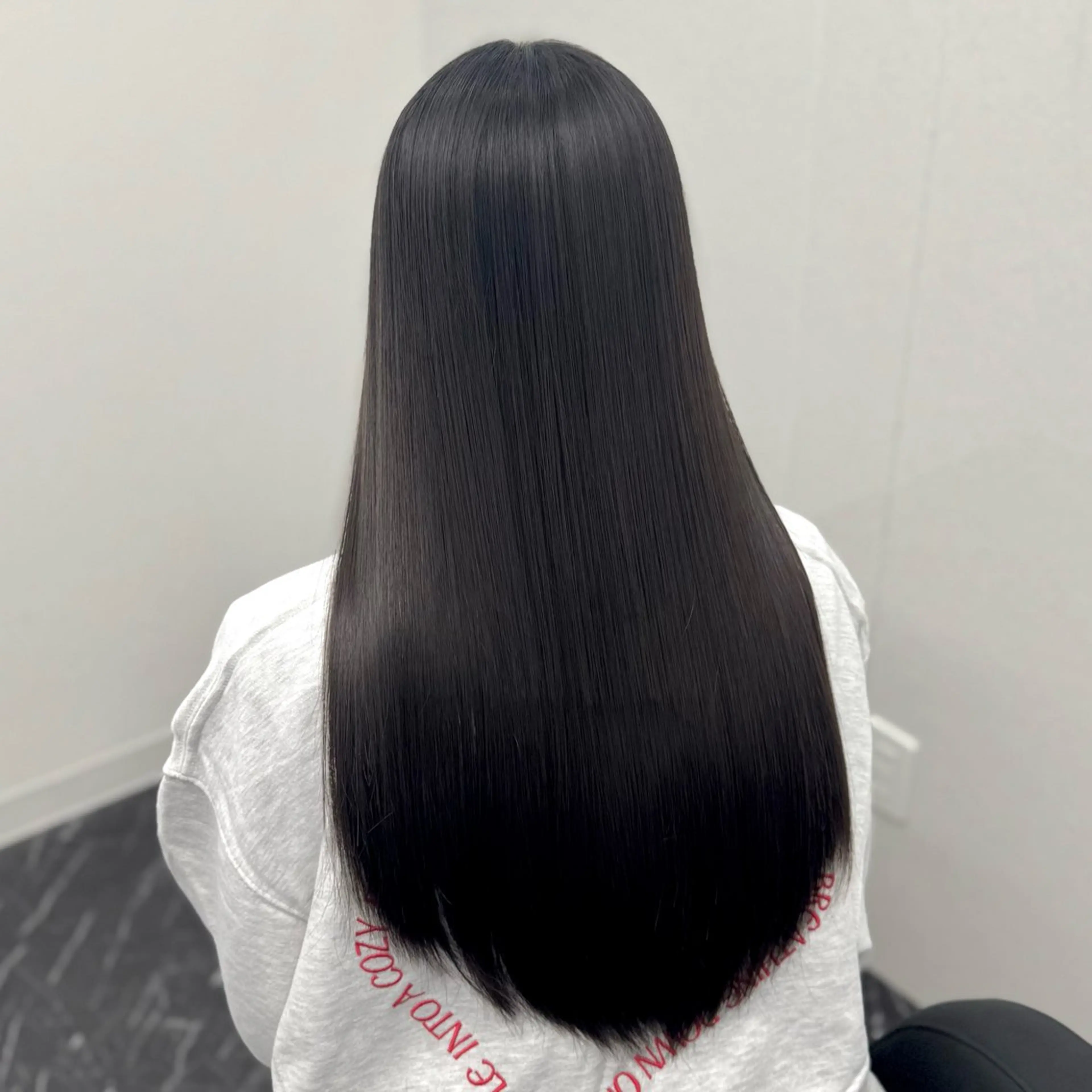 ロング パーマ 髪質改善 縮毛矯正 トリートメント ブリーチなし Ⅰ 髪質改善カラーのヘアスタイル