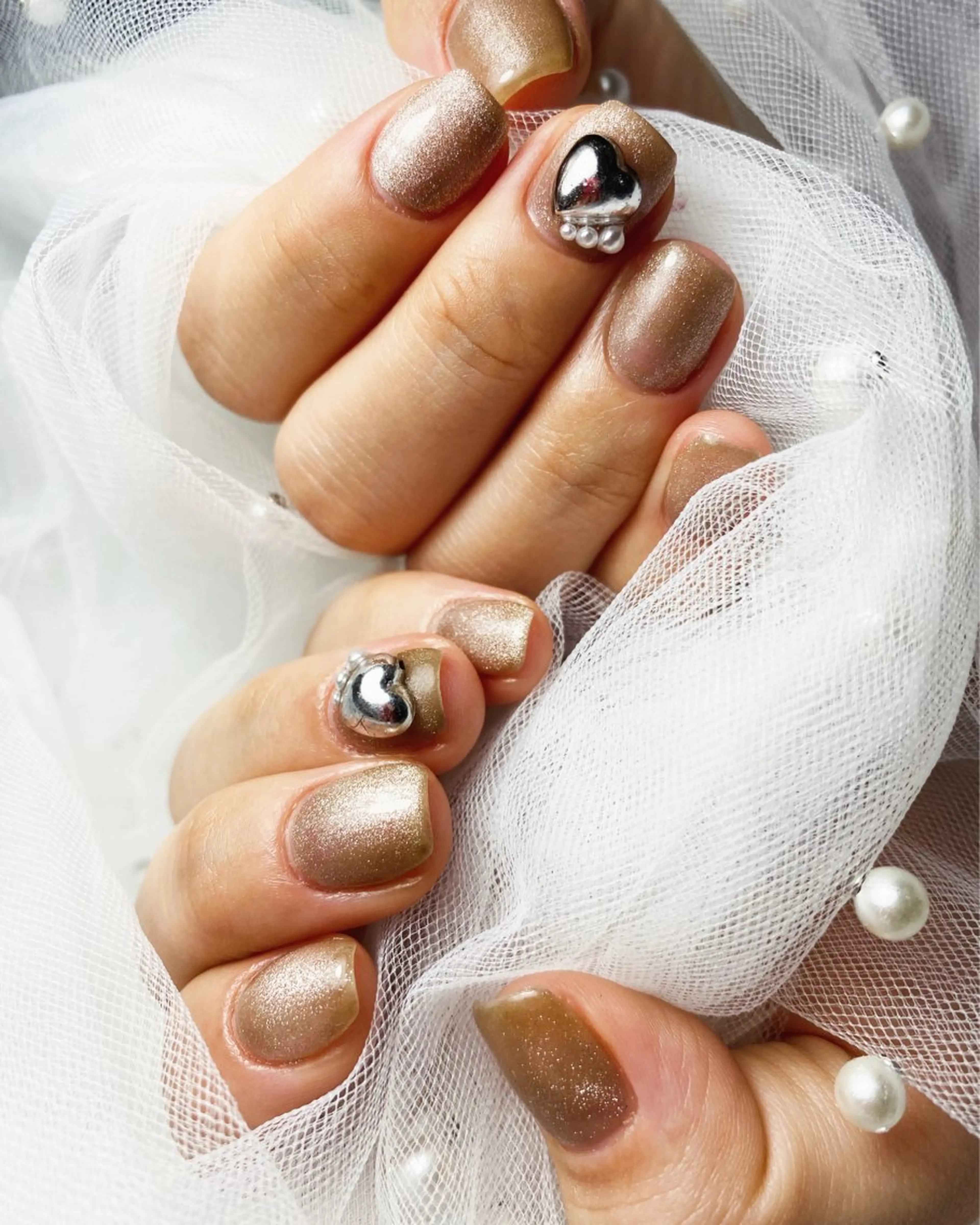 ネイル アートネイル ブラウン フットネイル ニュアンスネイル ワンカラーネイル BavardageNail所属・Bavardage Nailのネイルデザイン