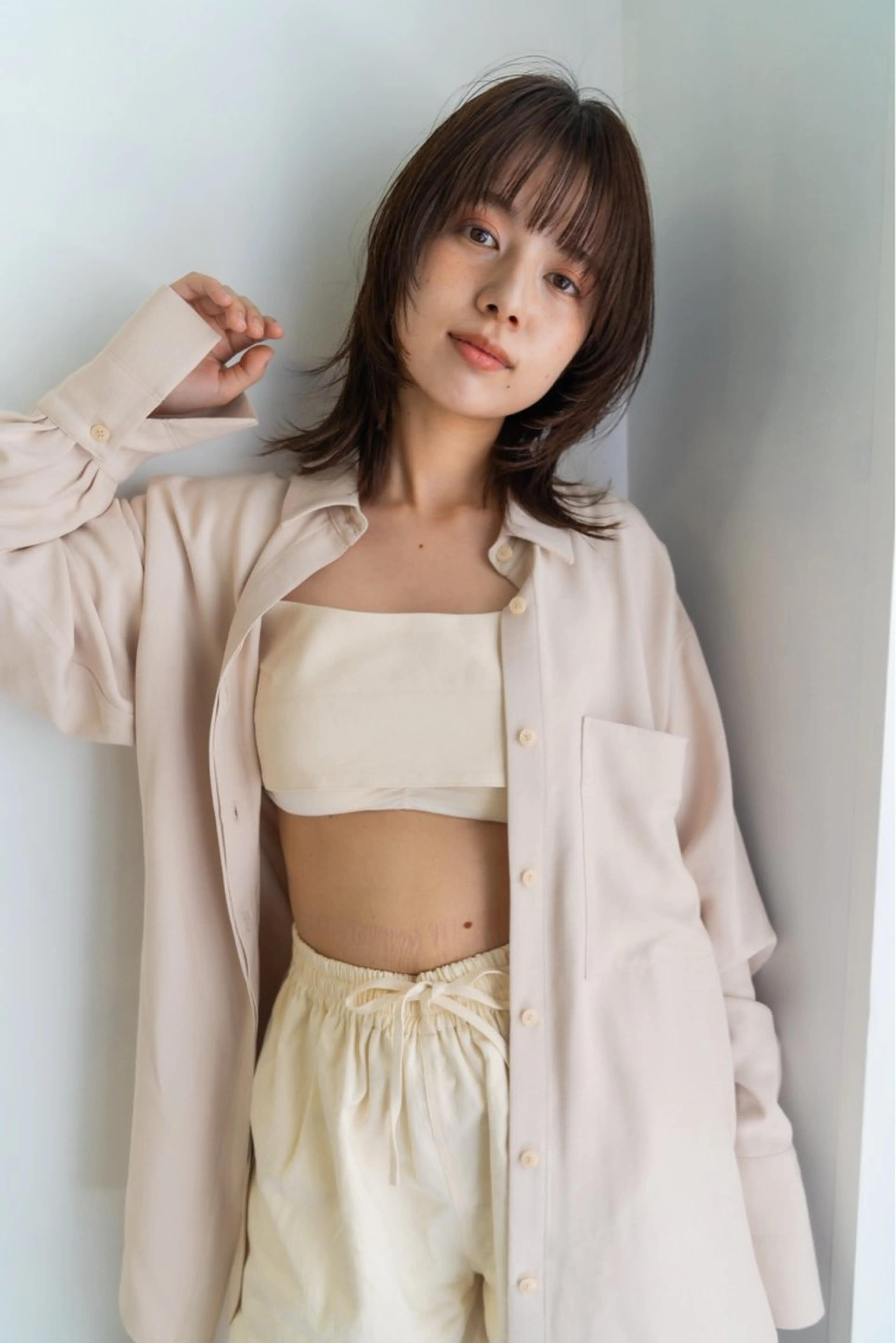 ミディアム カラー anri🤍🎀 メンズのヘアスタイル