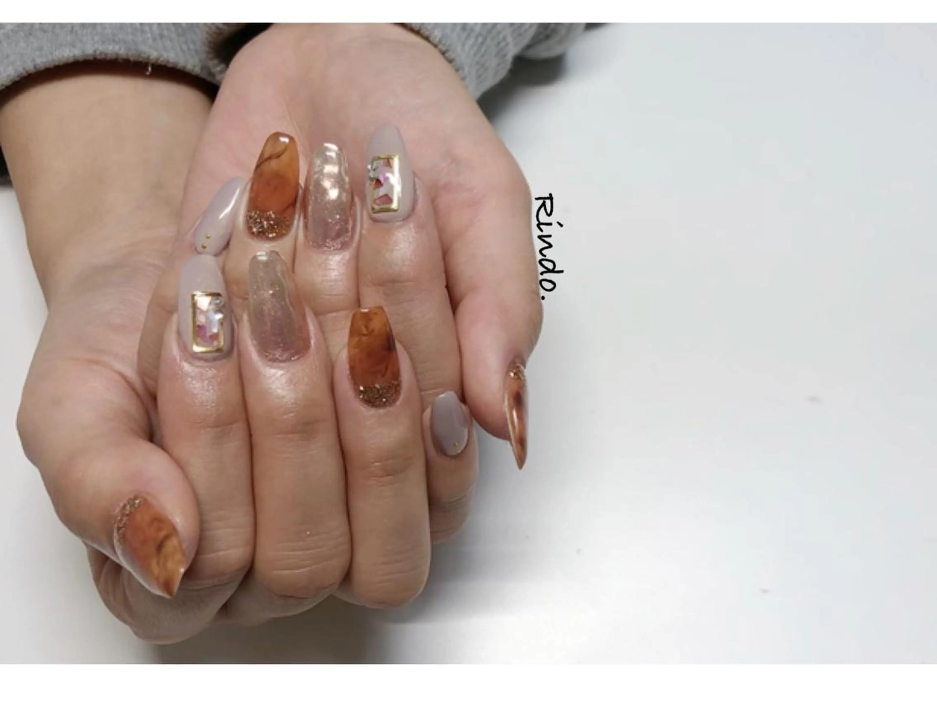 ネイル ハンドネイル Rindo.ネイル ♡耳つぼジュエリーのその他イメージ