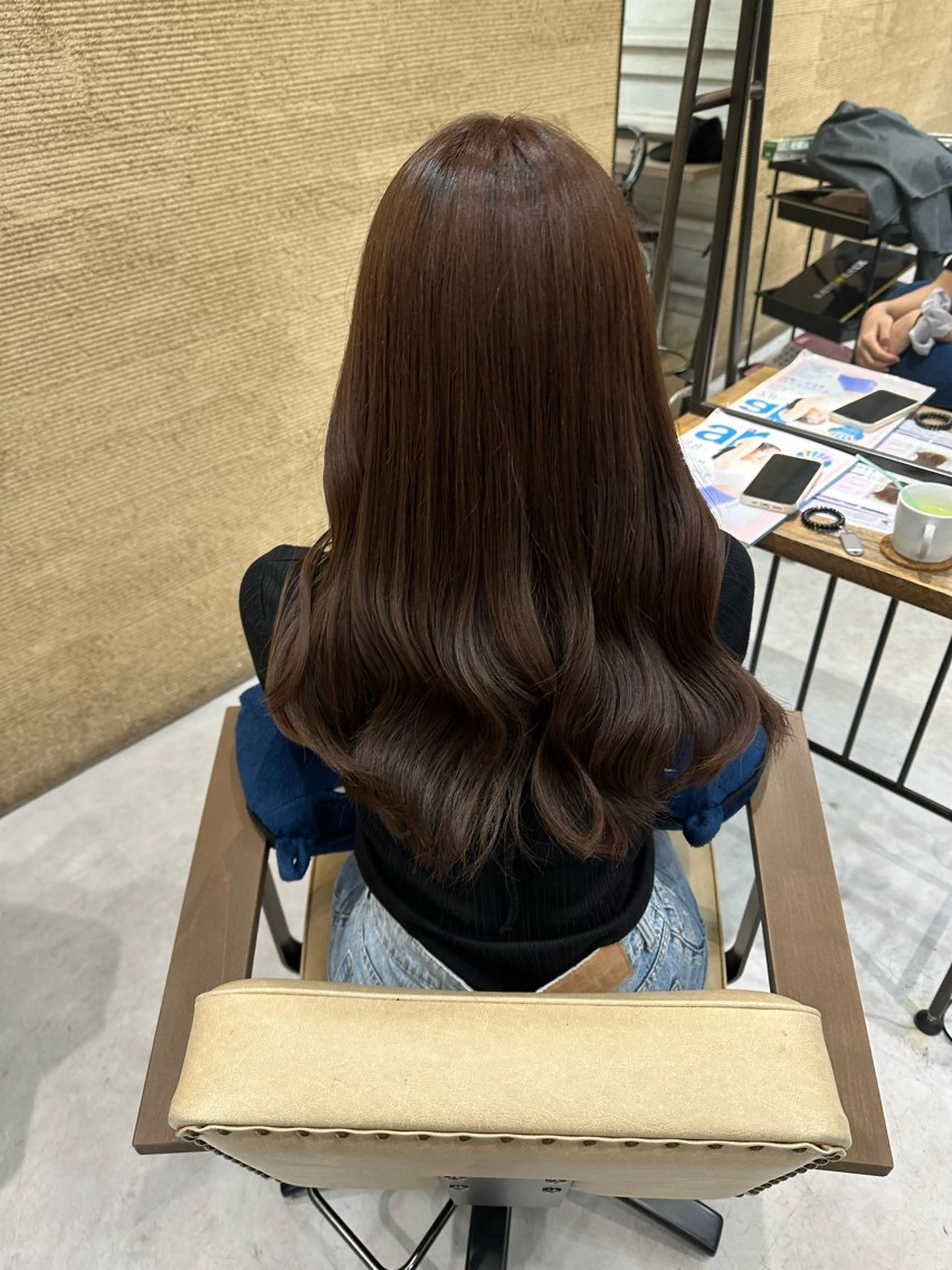 ロング カラー カット ヘアカラー トリートメント 髪質改善AUSTIN登戸所属・野村 一花 / 暖色 カラー / Wカラーのヘアスタイル