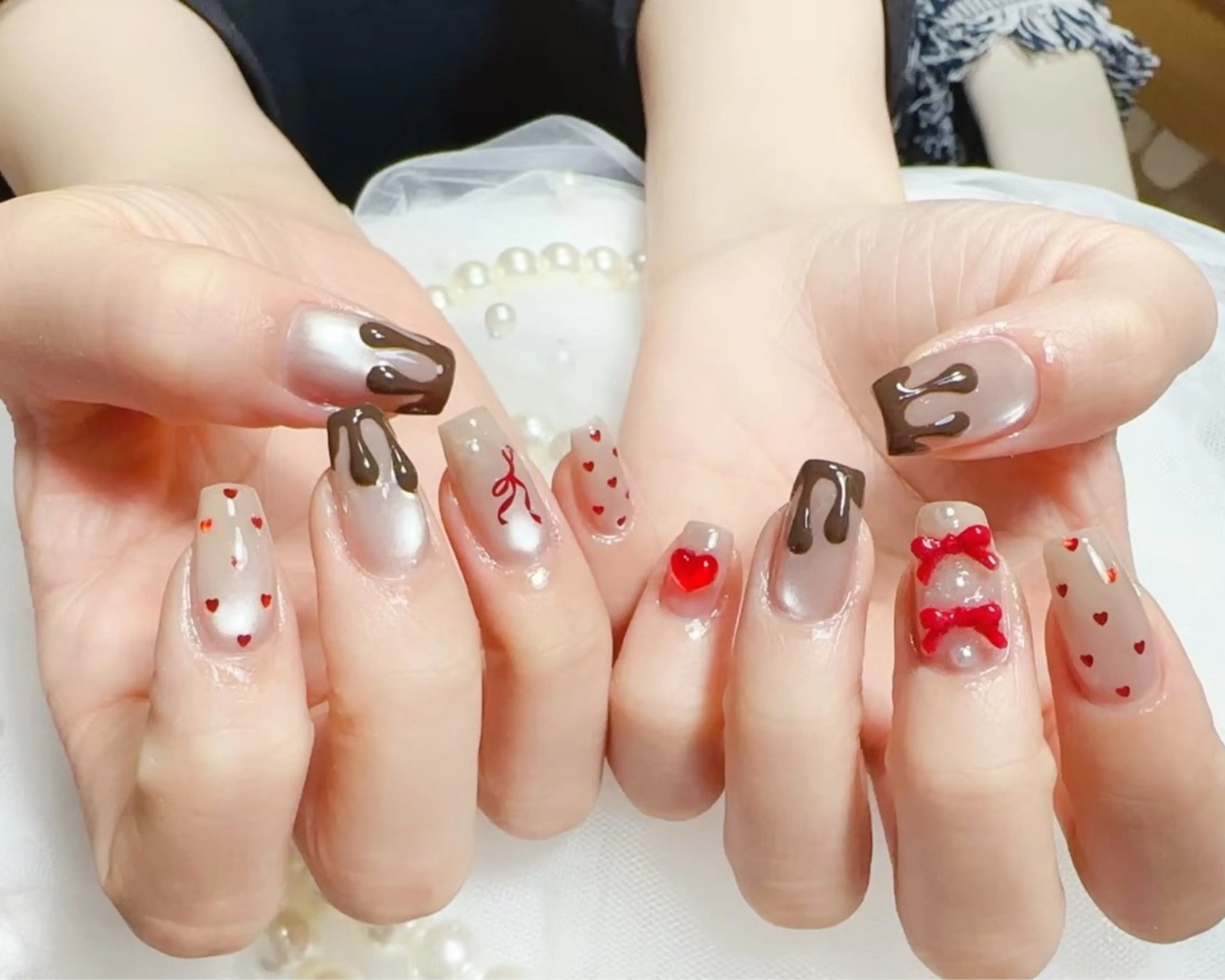 ネイル チップ長さだし Chiaraのネイルデザイン