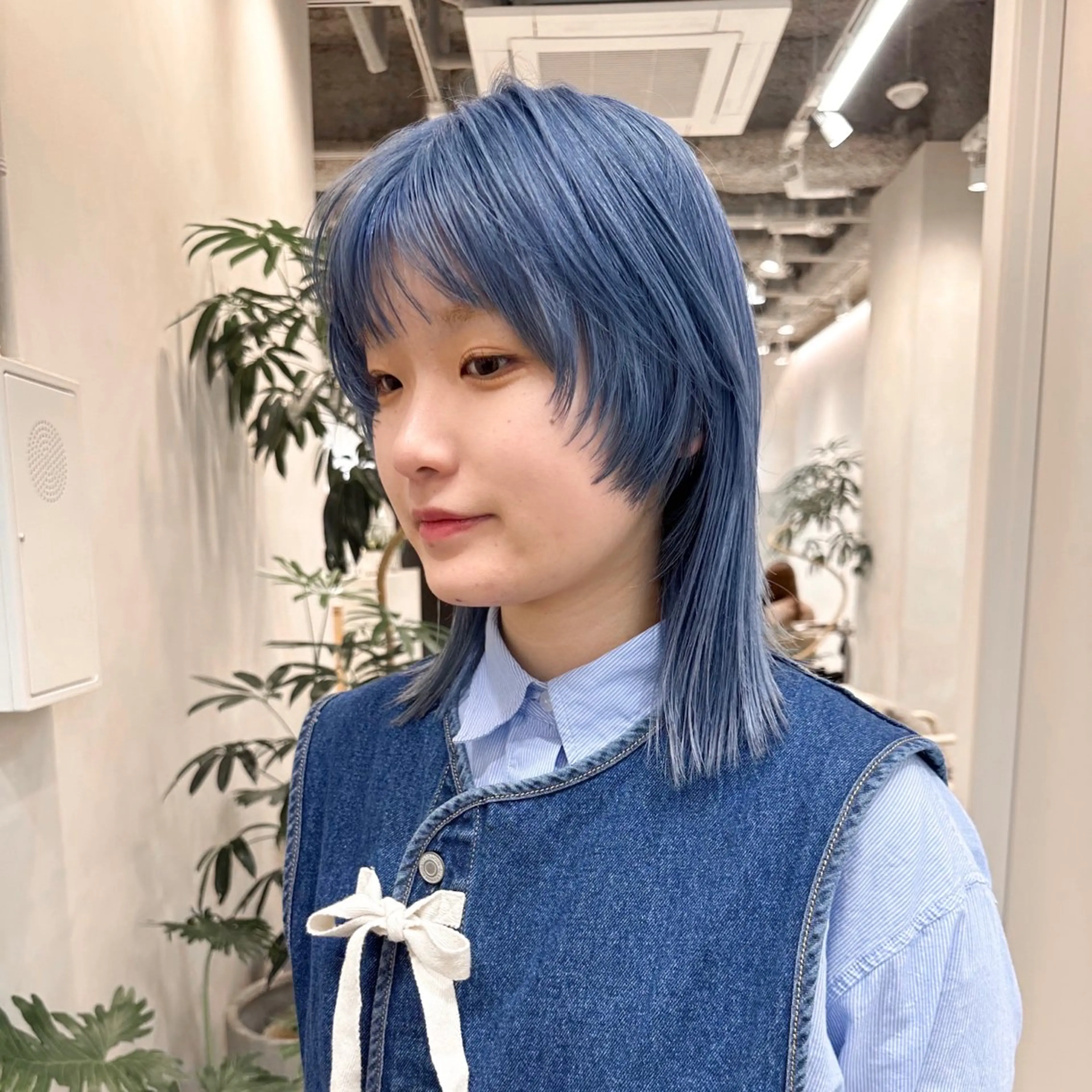 セミロング カラー 🌀perm 🌀のヘアスタイル