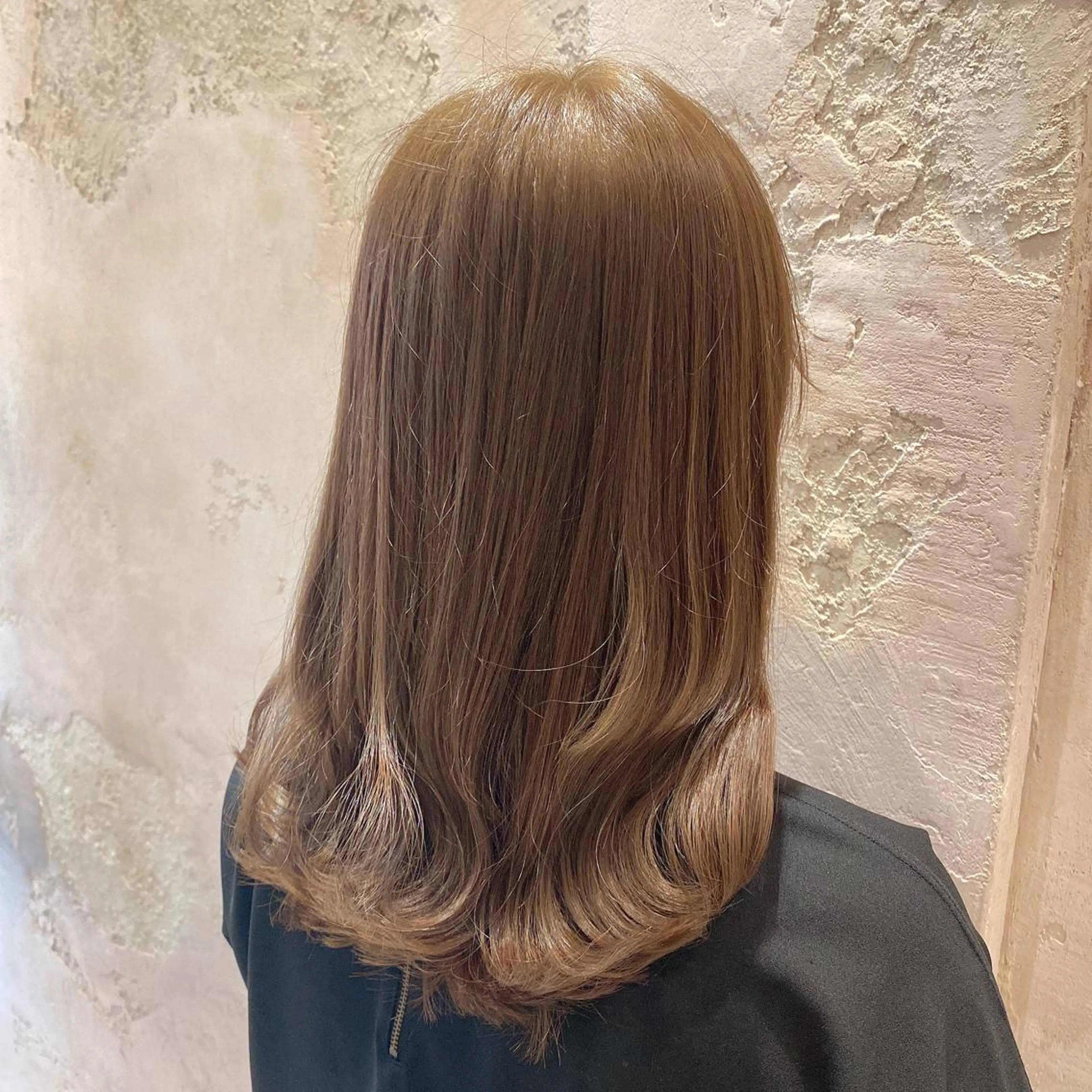 ミディアム カット ヘアカラー トリートメント 代表山口ひな 髪質改善のプロのヘアスタイル