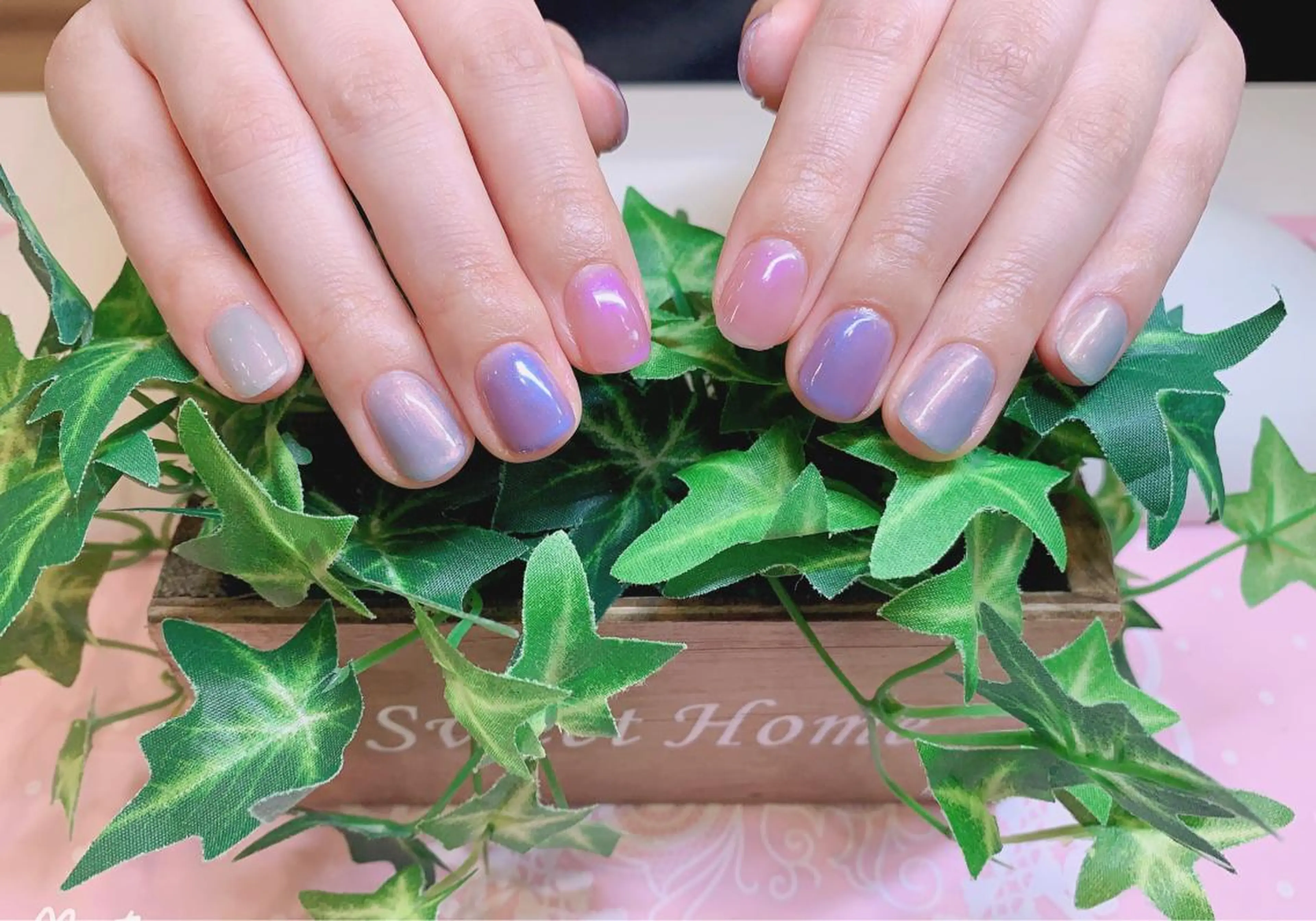 カラー ネイル Ui_Amor (パラジェル)のネイルデザイン