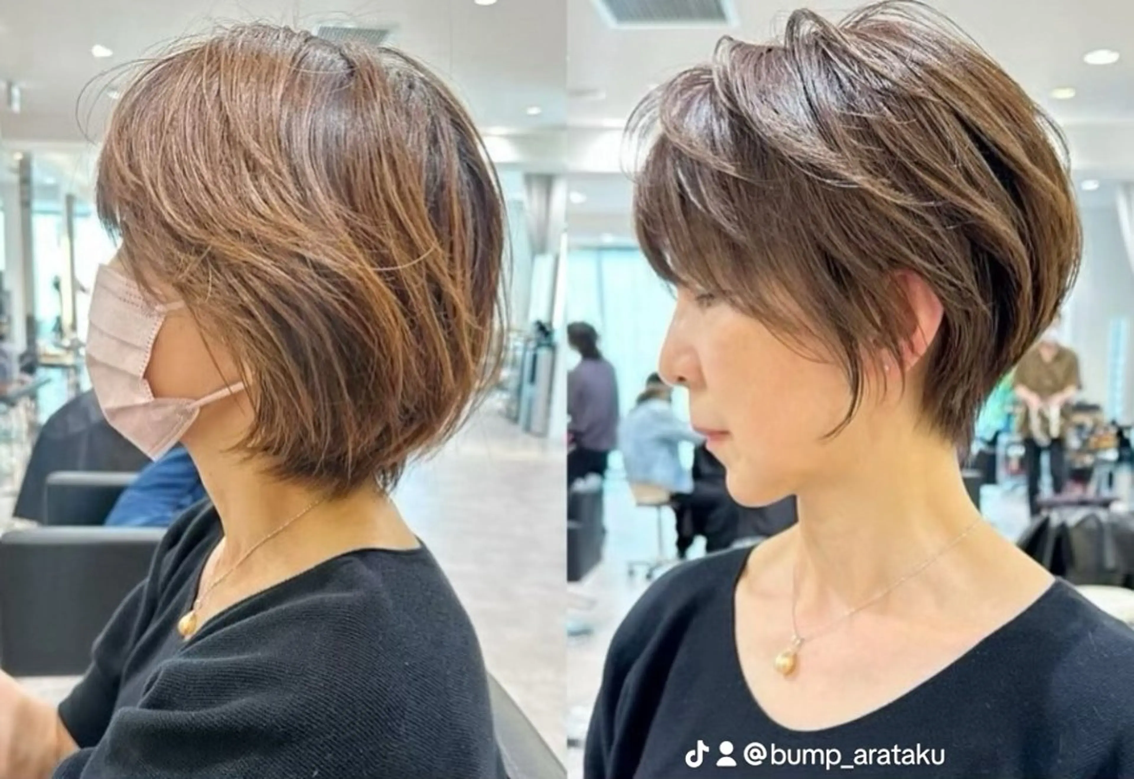 ショート 無料カットモデル /小顔ショート/荒砂のヘアスタイル